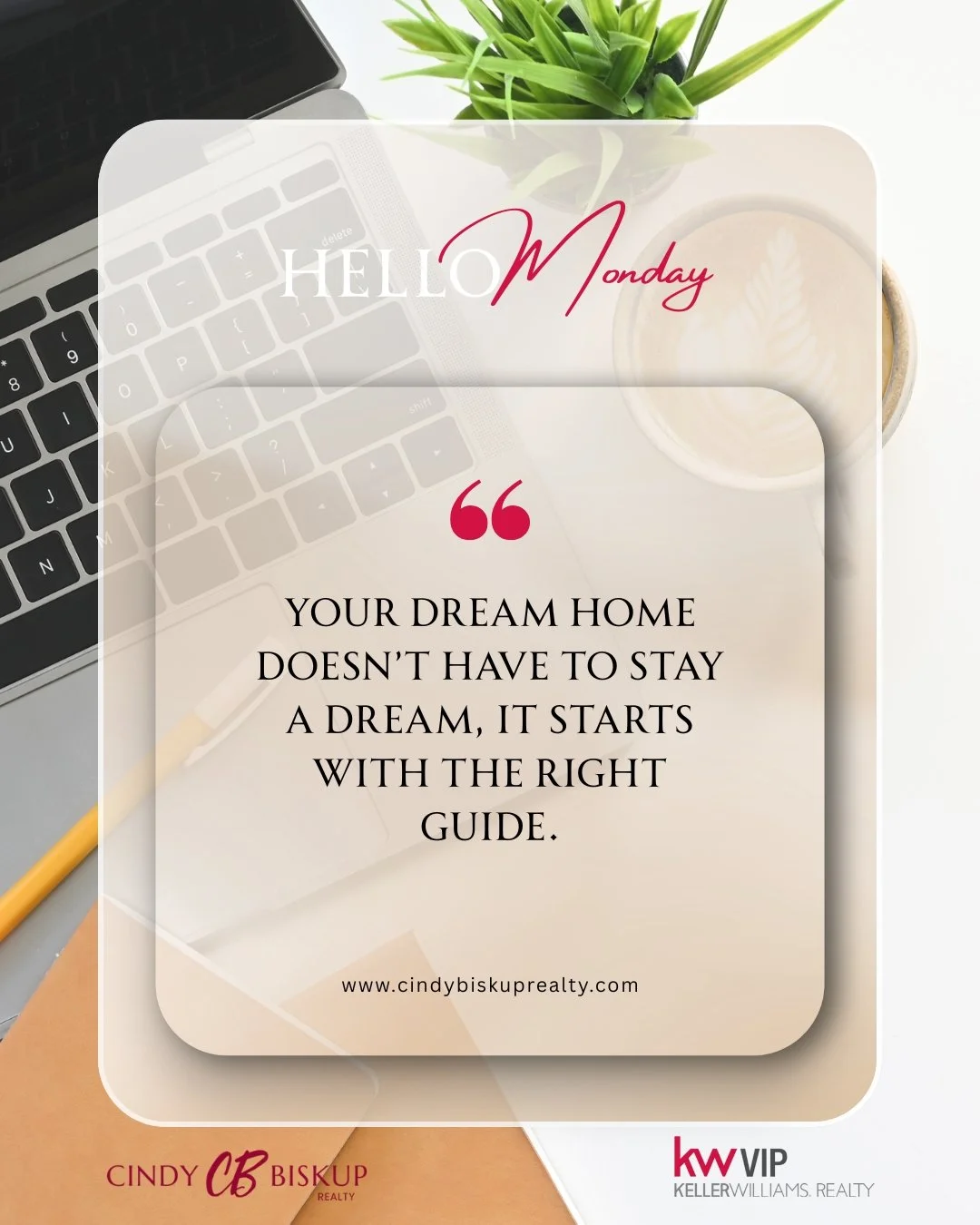 &ldquo;Your dream home doesn&rsquo;t have to stay a dream, it starts with the right guide.&rdquo;
Let Cindy Biskup Realty turn your vision into keys#mesquitehomes 

📲 Connect with Cynthia today:
NV RE LIC# BS.0144567.mgr
Phone: 702-672-5149 | Email: