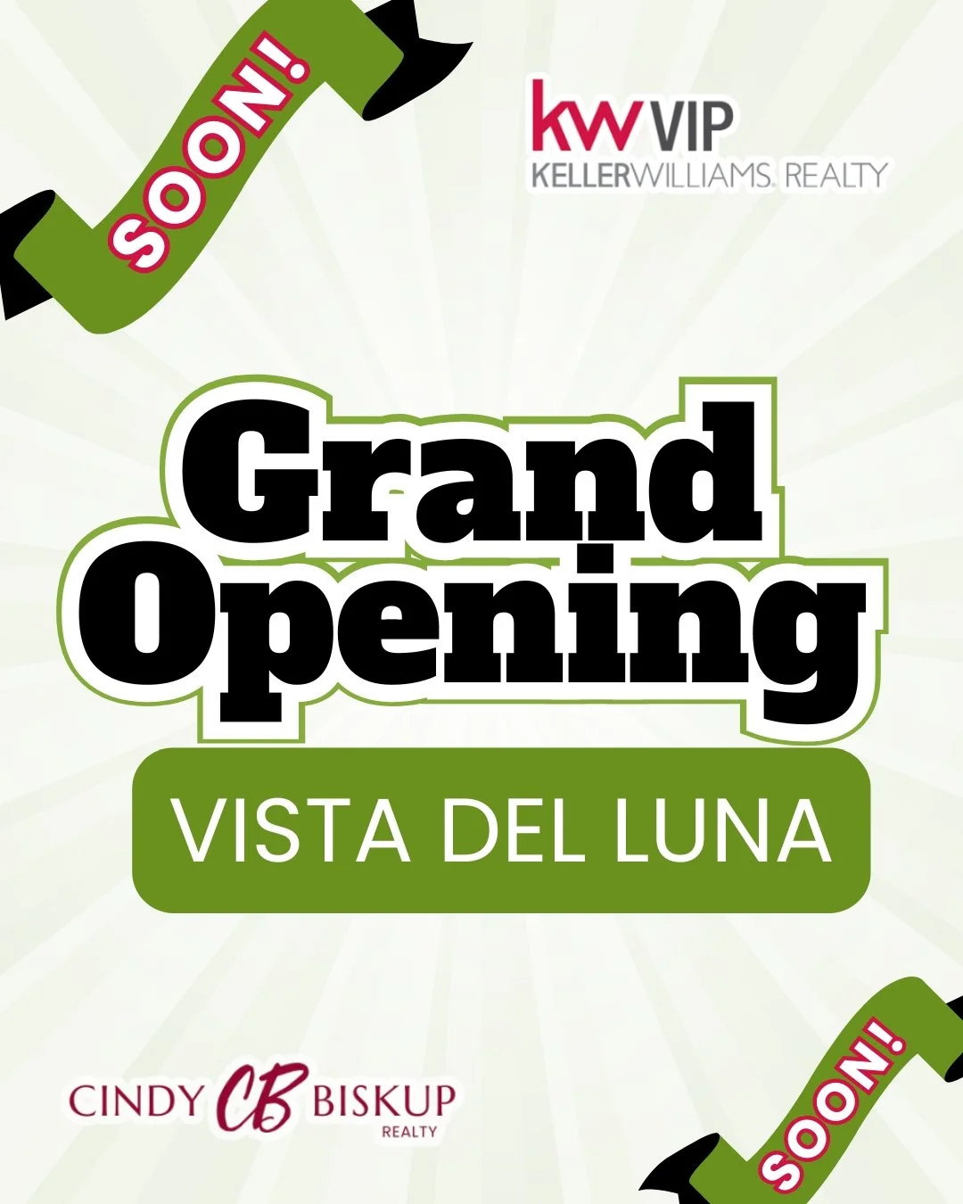 𝐁𝐢𝐠 𝐧𝐞𝐰𝐬 𝐢𝐬 𝐜𝐨𝐦𝐢𝐧𝐠!
The Grand Opening of Vista Del Luna is happening soon — and you don’t want to miss it!
Stay tuned for launch dates, tours, and your chance to explore Mesquite’s newest townhome community.
To get t