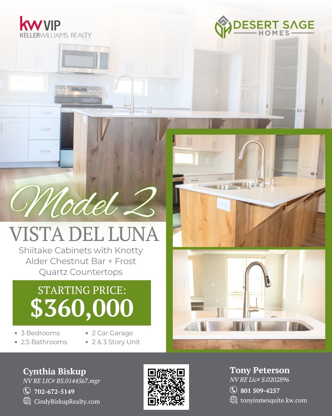 Warm, natural, and inviting.
Be inspired by the Vista Del Luna Model 2 Kitchen, showcasing Shiitake cabinets with a Knotty Alder Chestnut bar, beautifully paired with Frost Quartz countertops that bring together rustic warmth and modern elegance.

Pe