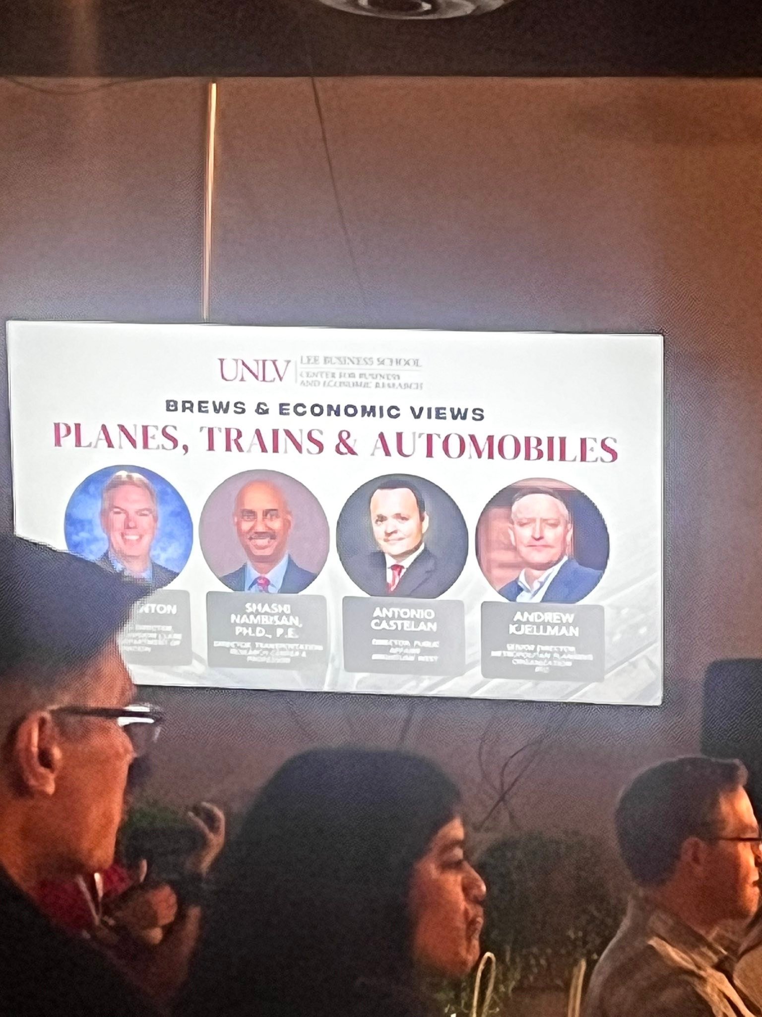 I attended Planes, Trains and Automobiles last night. Great UNLV CBER event at Taps and Barrels. Always good to learn about the future of Las Vegas and Clark County transportation planning. It will always have influence on Mesquite and our growth. 
#