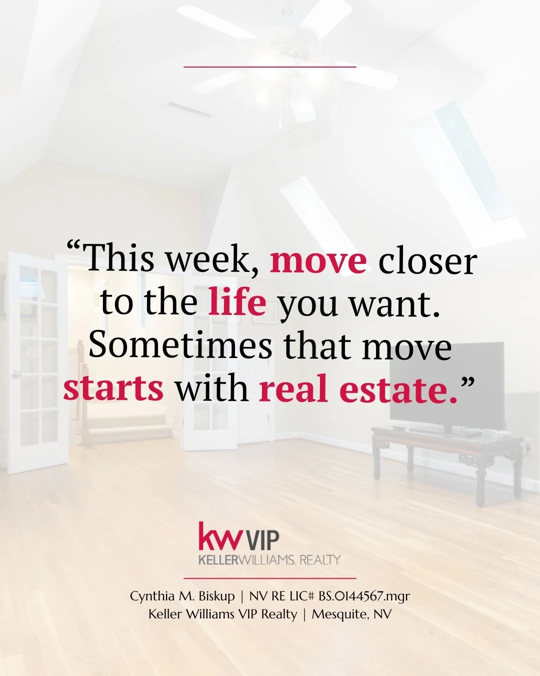 Monday is a fresh opportunity to take one step closer to the lifestyle you have been thinking about. Whether it is upgrading, downsizing, relocating, or investing, clarity begins with a conversation and a plan.

If Mesquite is part of your next move,