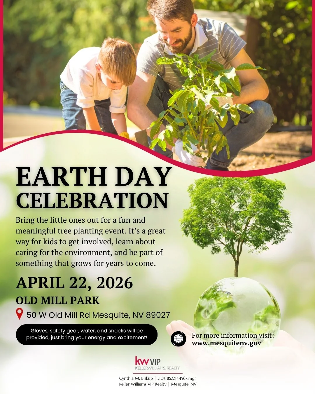 𝐂𝐨𝐦𝐦𝐮𝐧𝐢𝐭𝐲 𝐒𝐩𝐨𝐭𝐥𝐢𝐠𝐡𝐭!

Looking for something meaningful to do with the kids this April? Be part of this year&rsquo;s Earth Day event in Mesquite, Nevada. This is a great chance to get outside, connect with others, and be part of some