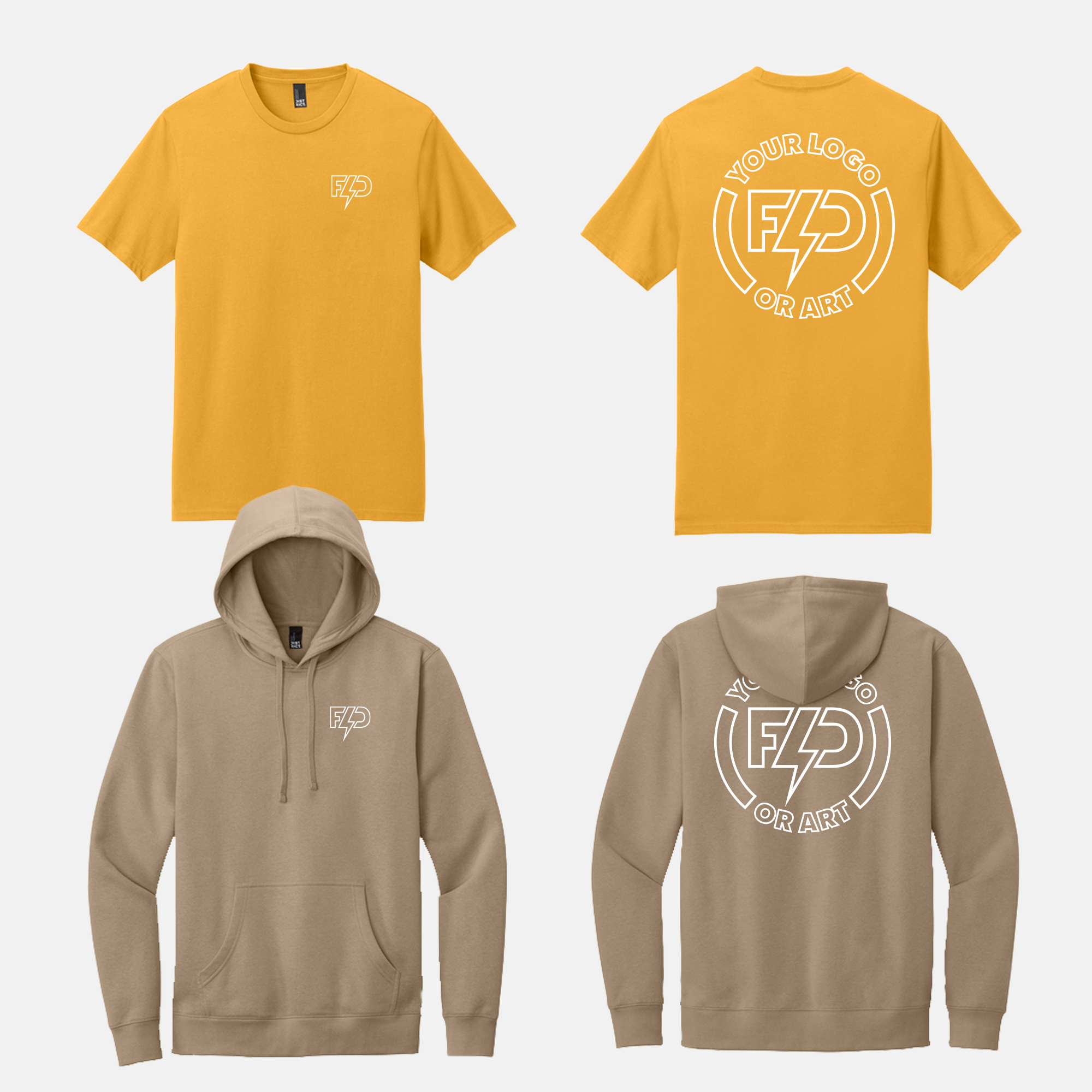 24 Tees + 24 Hoodies - District