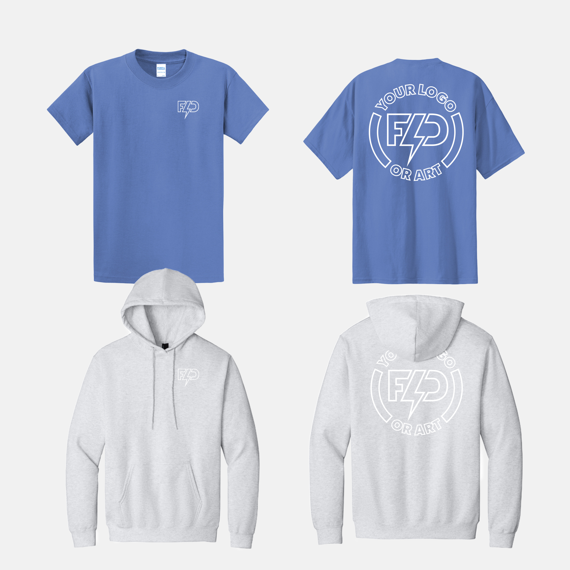 24 Tees + 24 Hoodies - Port & Co