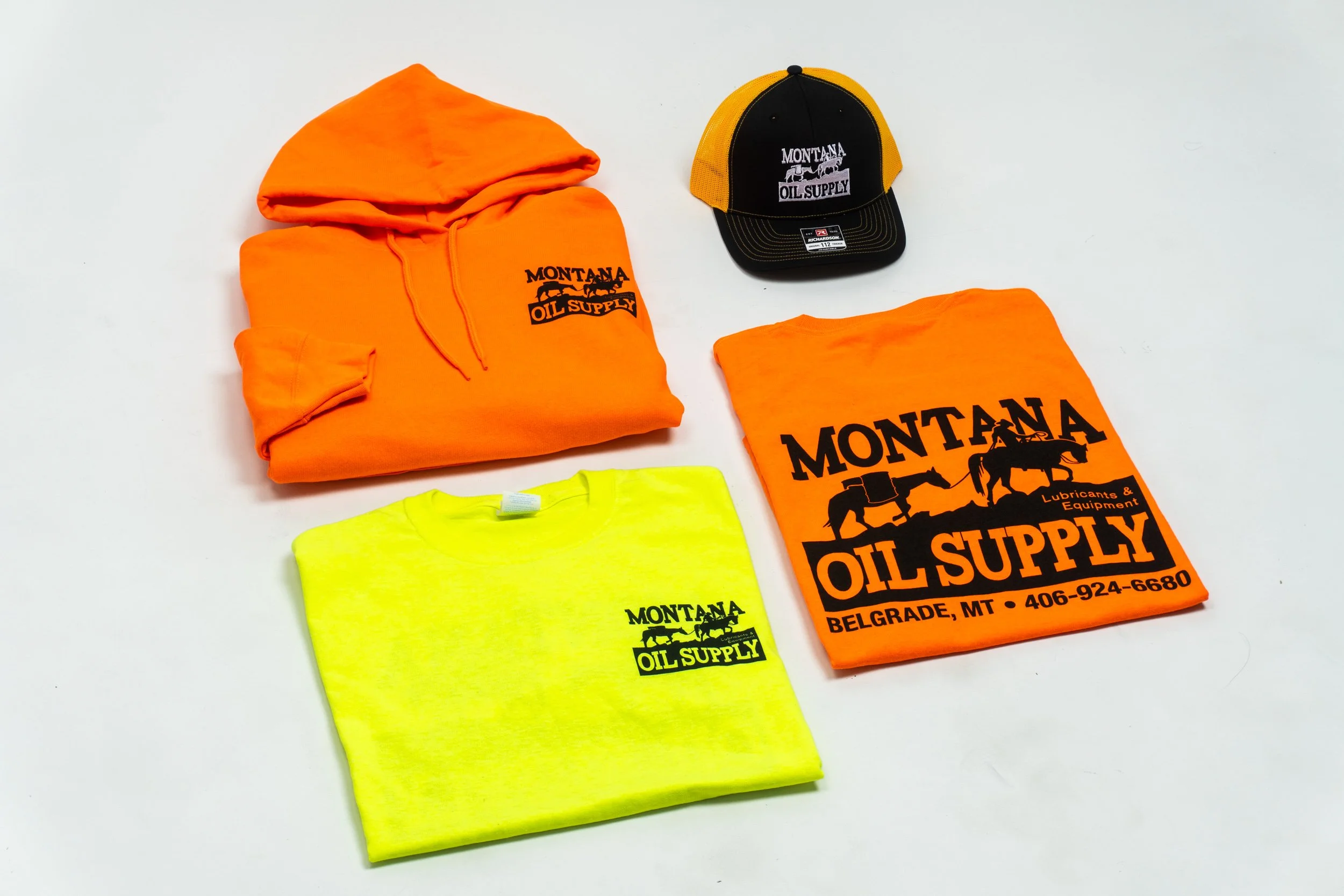 Montana Oil Supply Custom Apparel / Screen Printing, Embroidery, and Custom Branded Merchandise by Front Line Design in Bozeman, MT