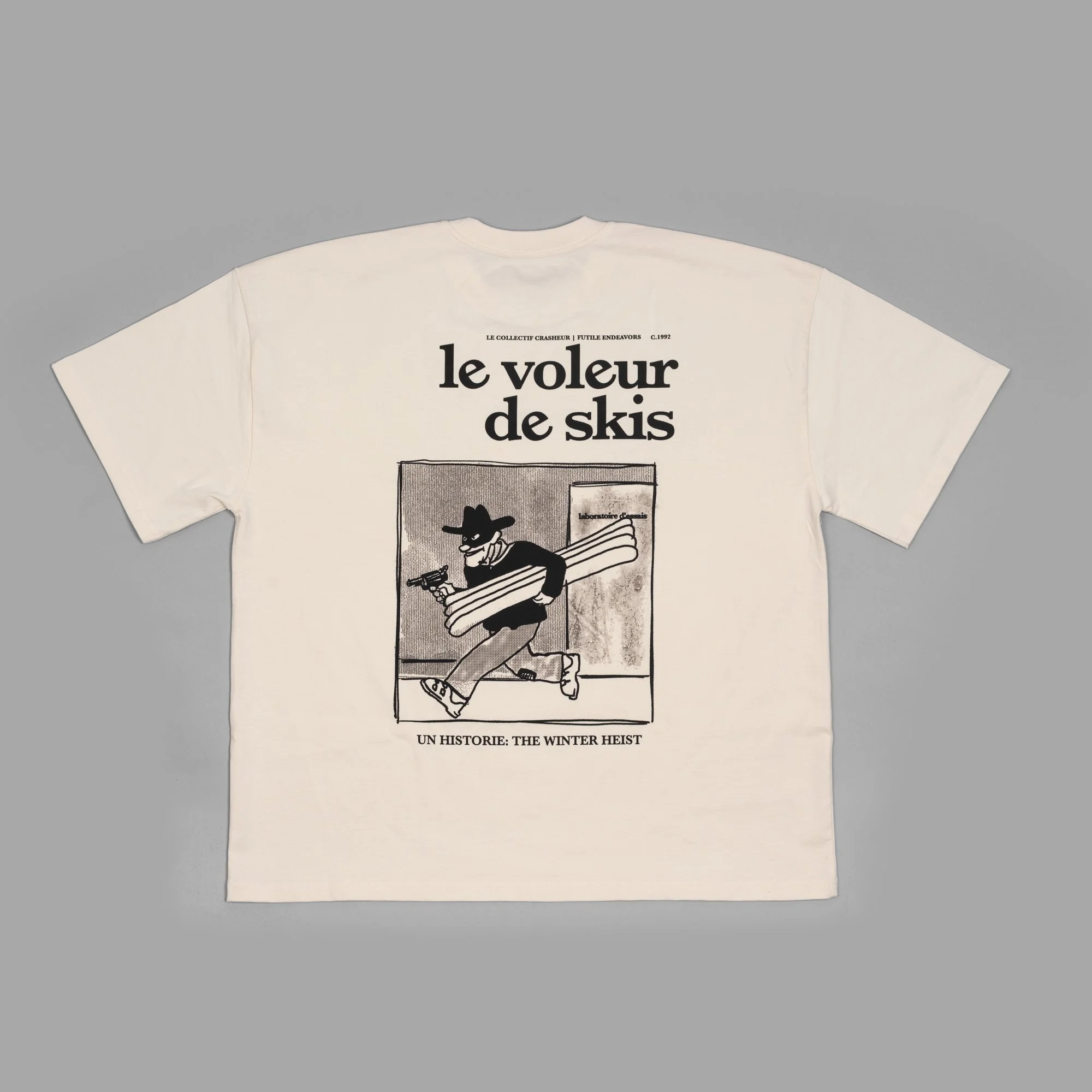 Le Voleur T-Shirt for Crasheur Customs / Screen Printing, Embroidery, and Custom Branded Merchandise by Front Line Design in Bozeman, MT