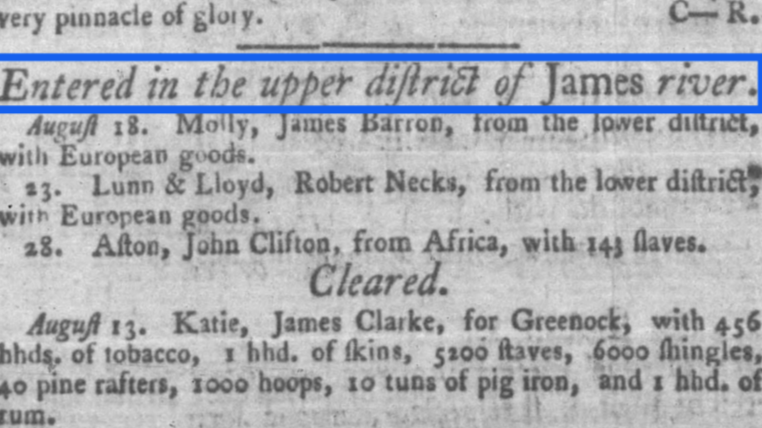 The Virginia Gazette - August 30, 1770