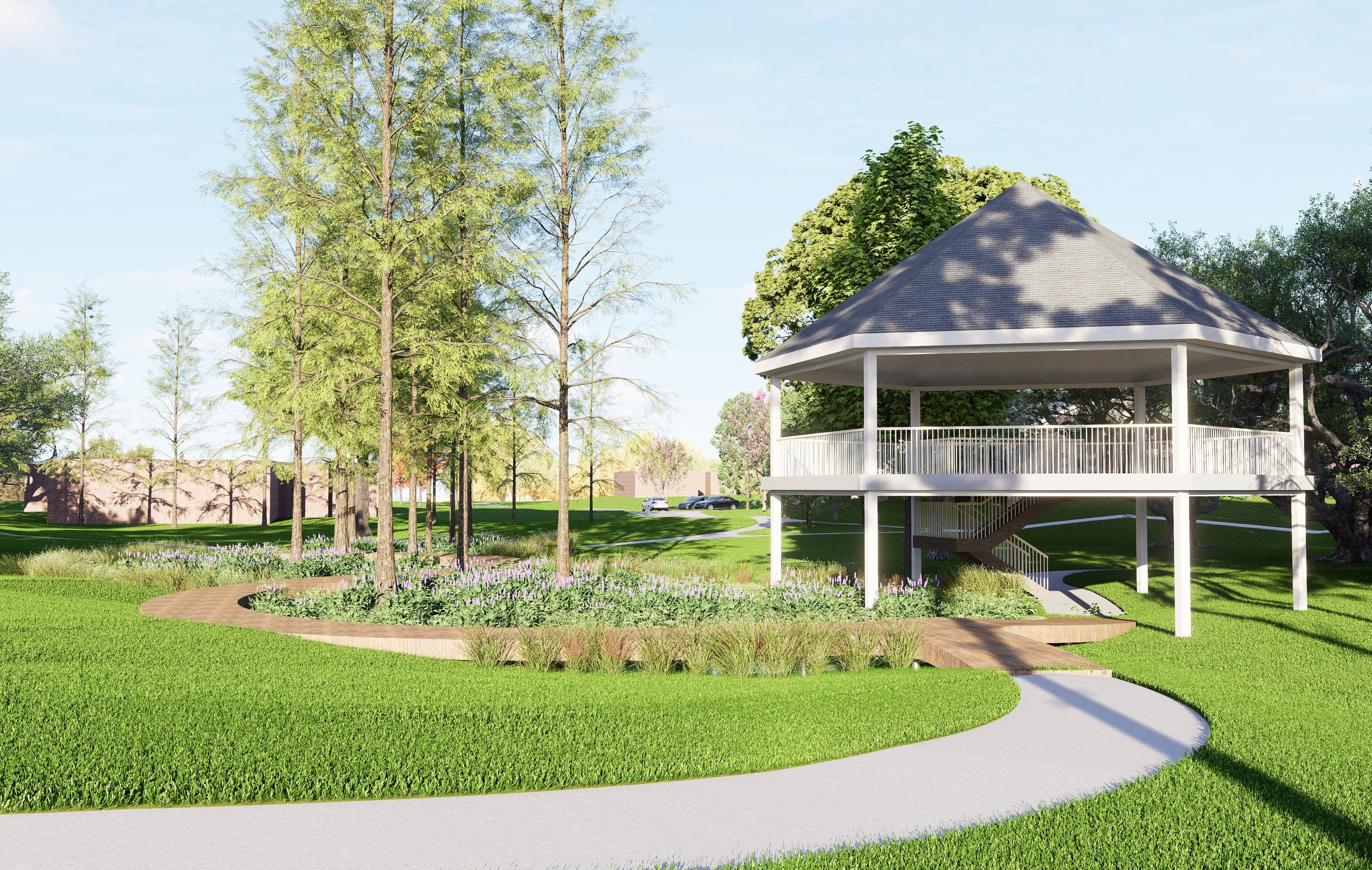 Gazebo/Wetlands - Jean Lafitte, New Orleans