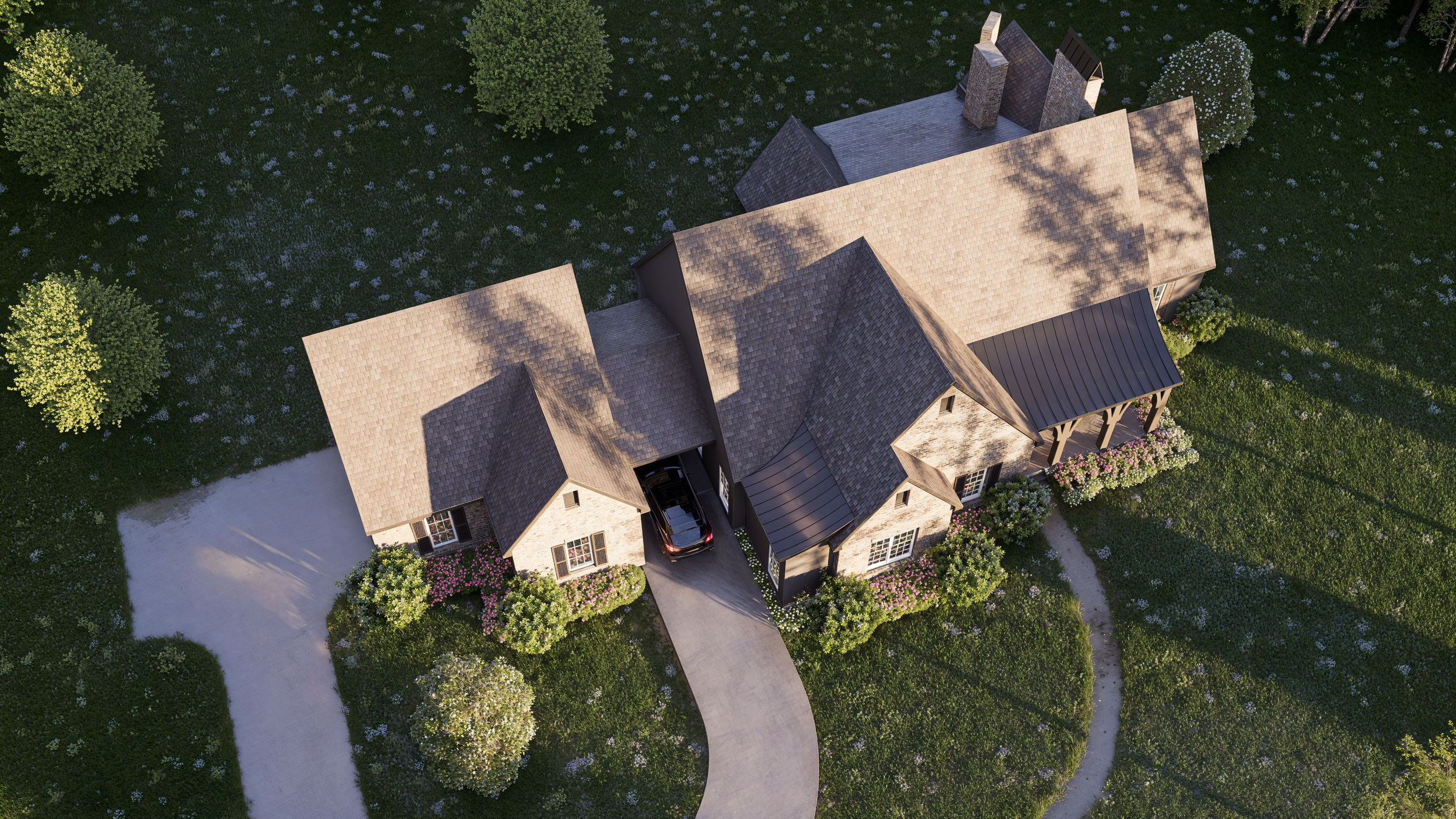 Fazende Residence, Aerial - St. Francisville, LA