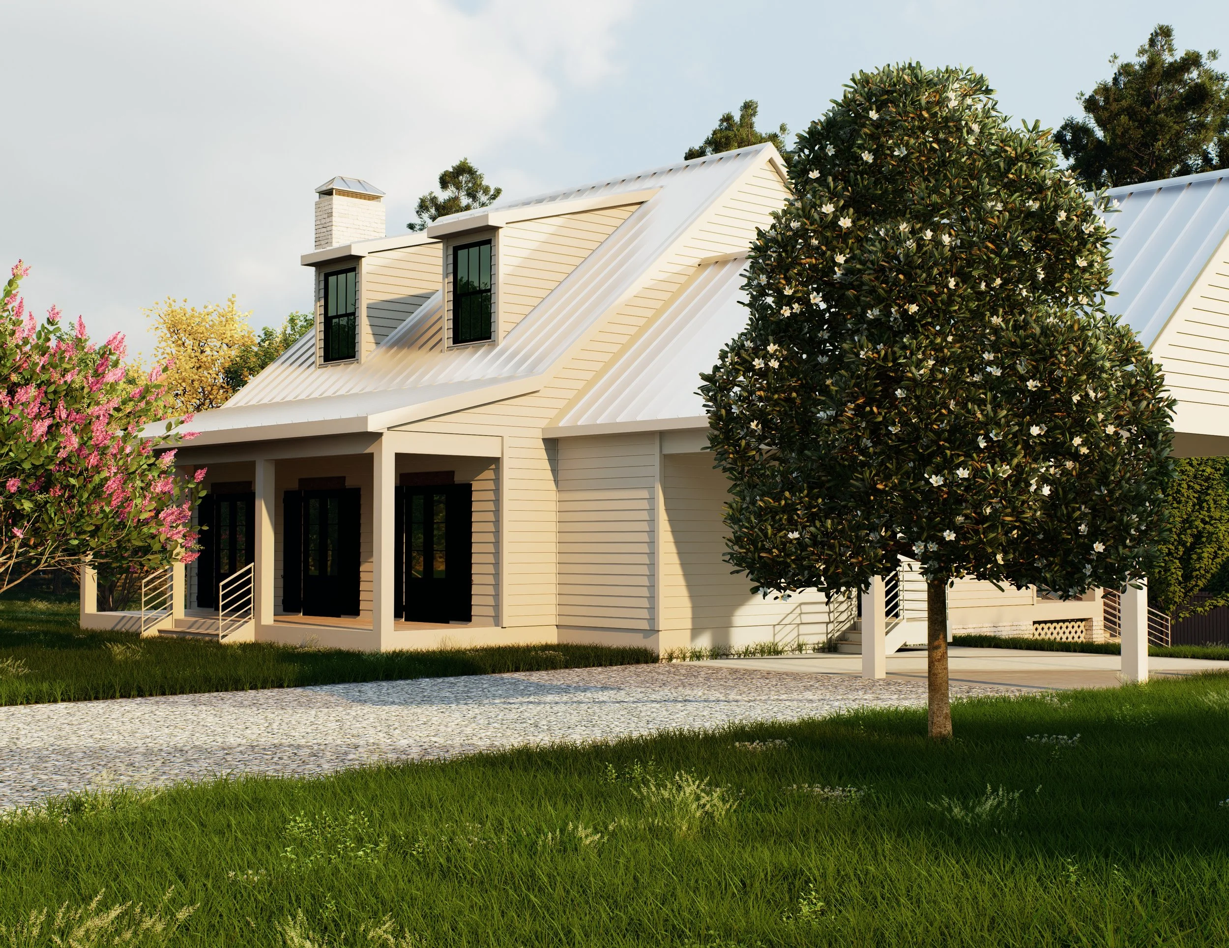 Iverstine Residence, Front