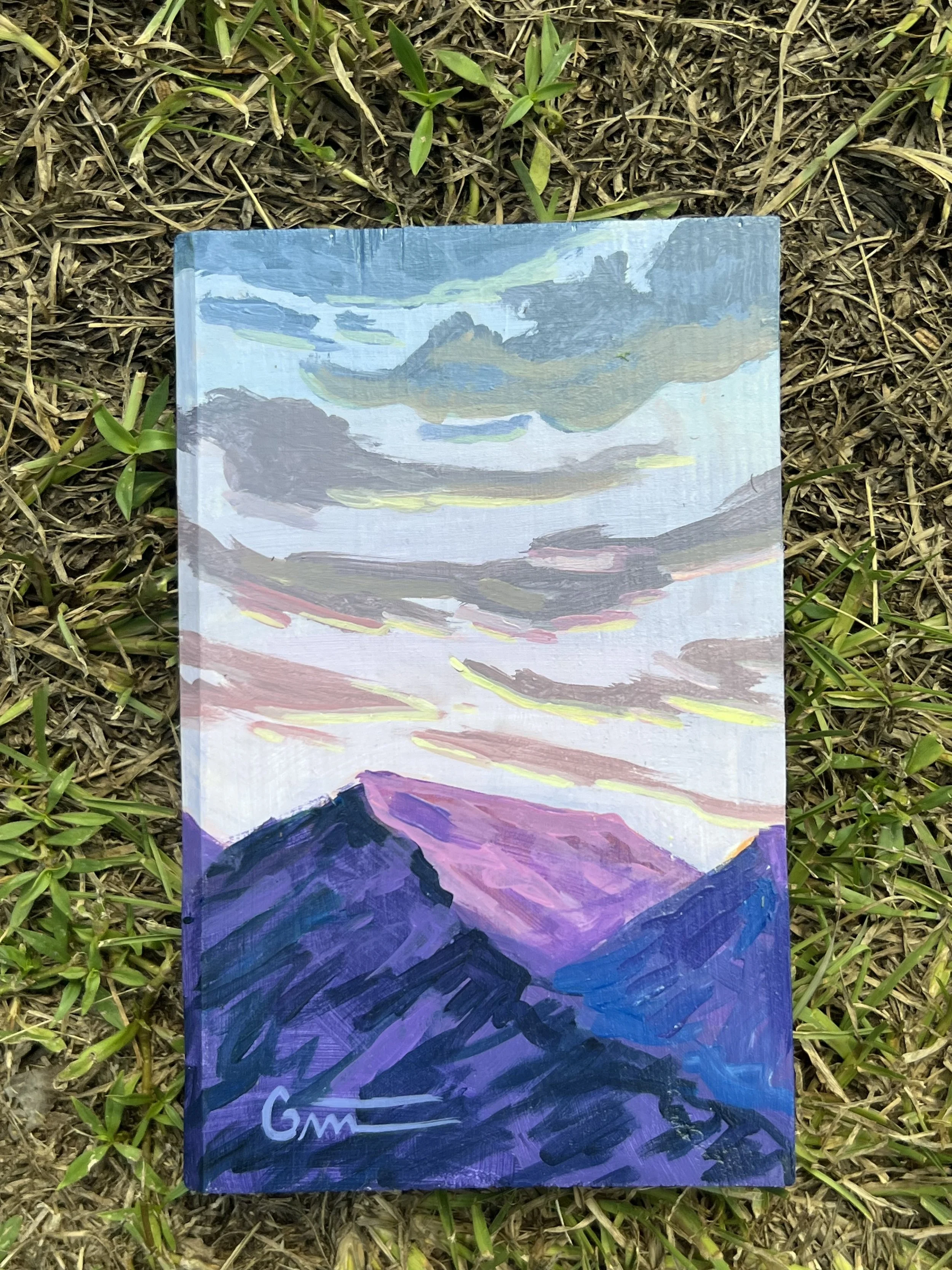 "Lavendar Sunrise" 4x7