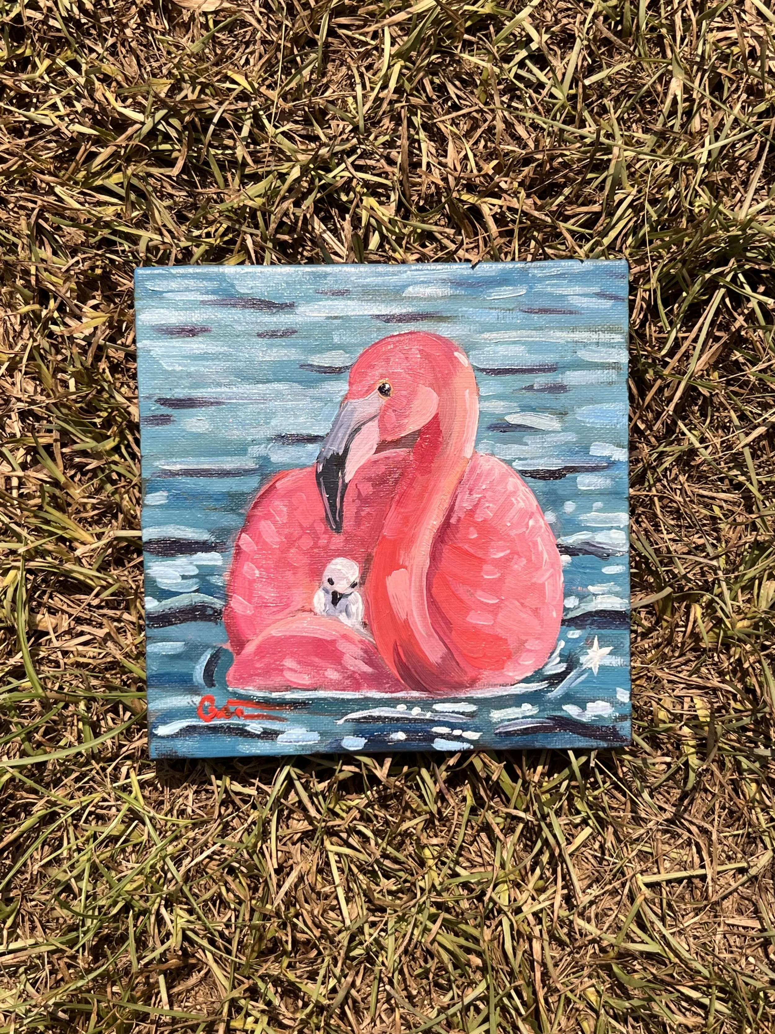 "Flamommy and Me" 6x6
