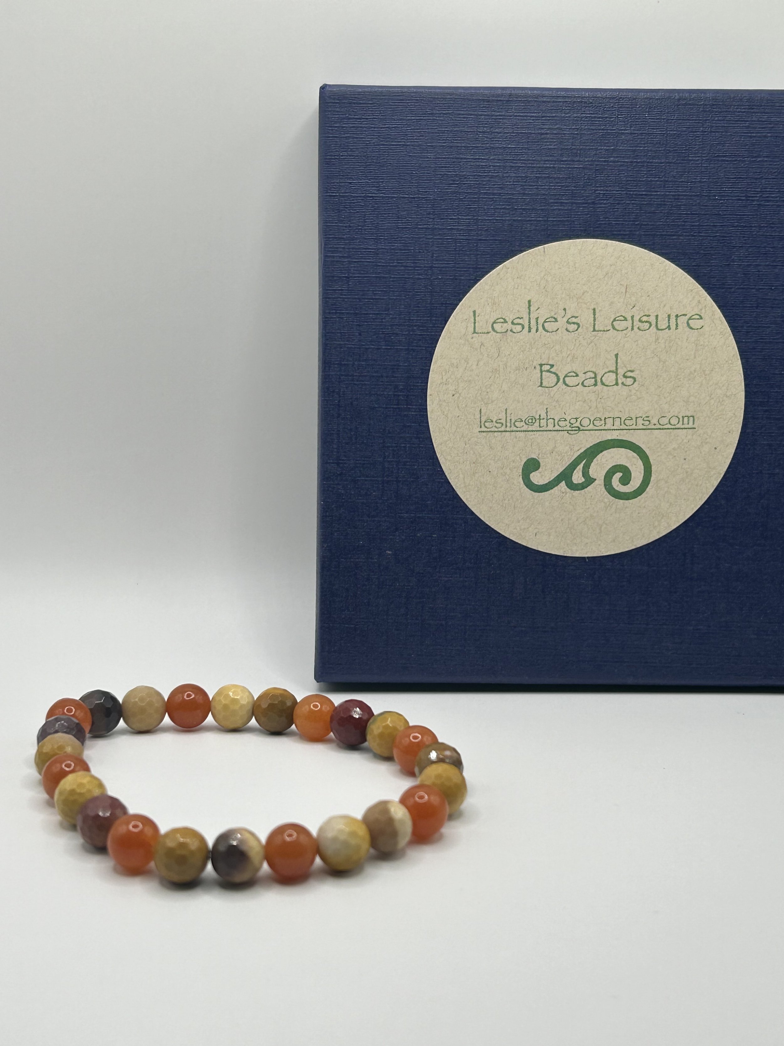 Mookaite & Orange Red Aventurine