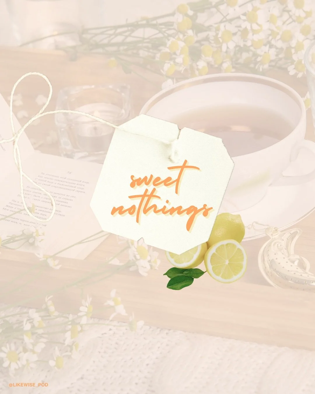 We know April can be so dreary, so we&rsquo;re taking some time to appreciate the little things this month ☔️ 

Sweet Nothings is our theme for this sweet, springy month and we can&rsquo;t wait to dive into all these episode topics! First episode of 