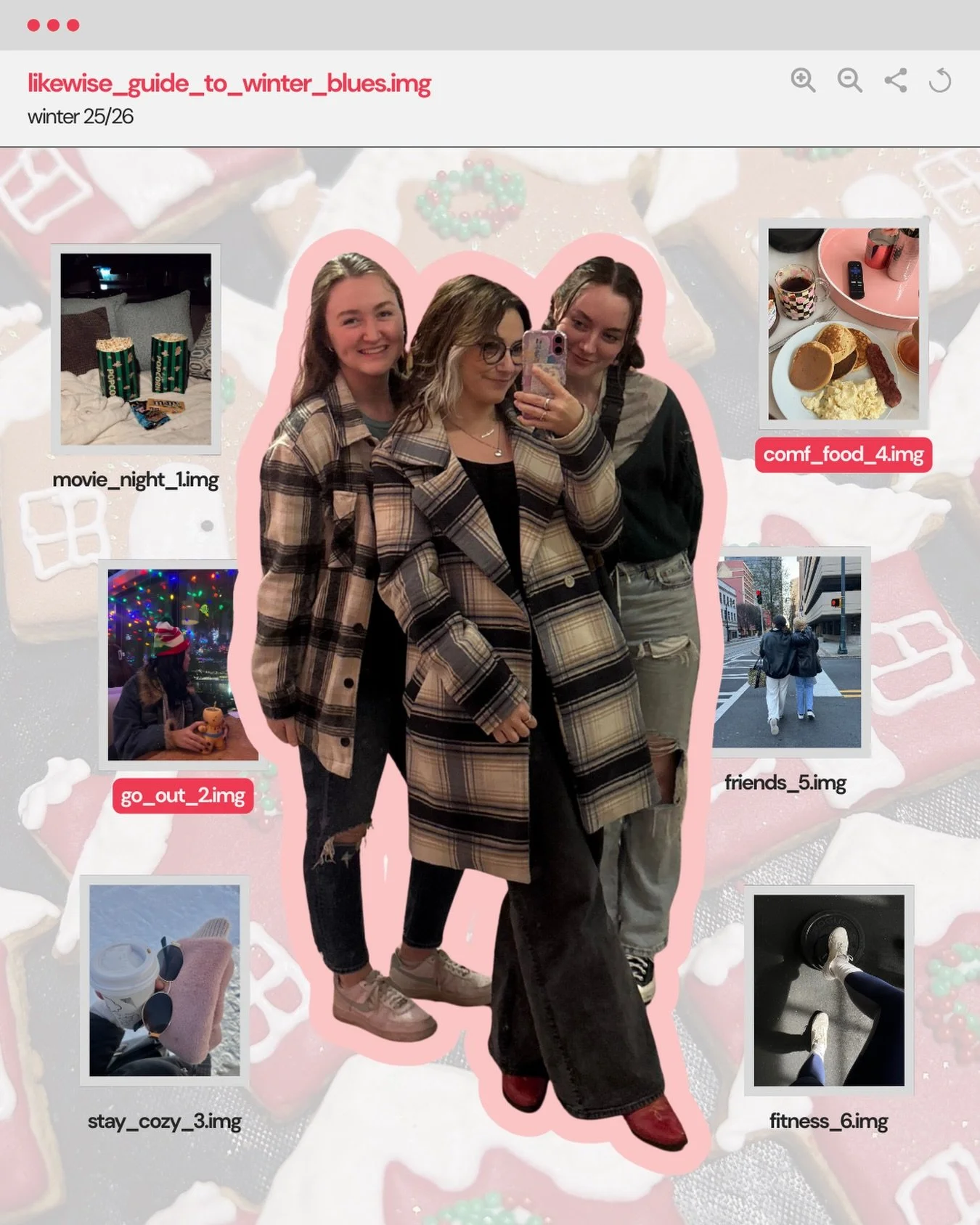 Before this week&rsquo;s Minisodes arrive&mdash;catch up on the first regular episode of Podmas: A Likewise Guide to the Winter Blues ❄️ 

We lovedddd coming up with our own winter bucket lists for this episode, activities we want to plan on doing th