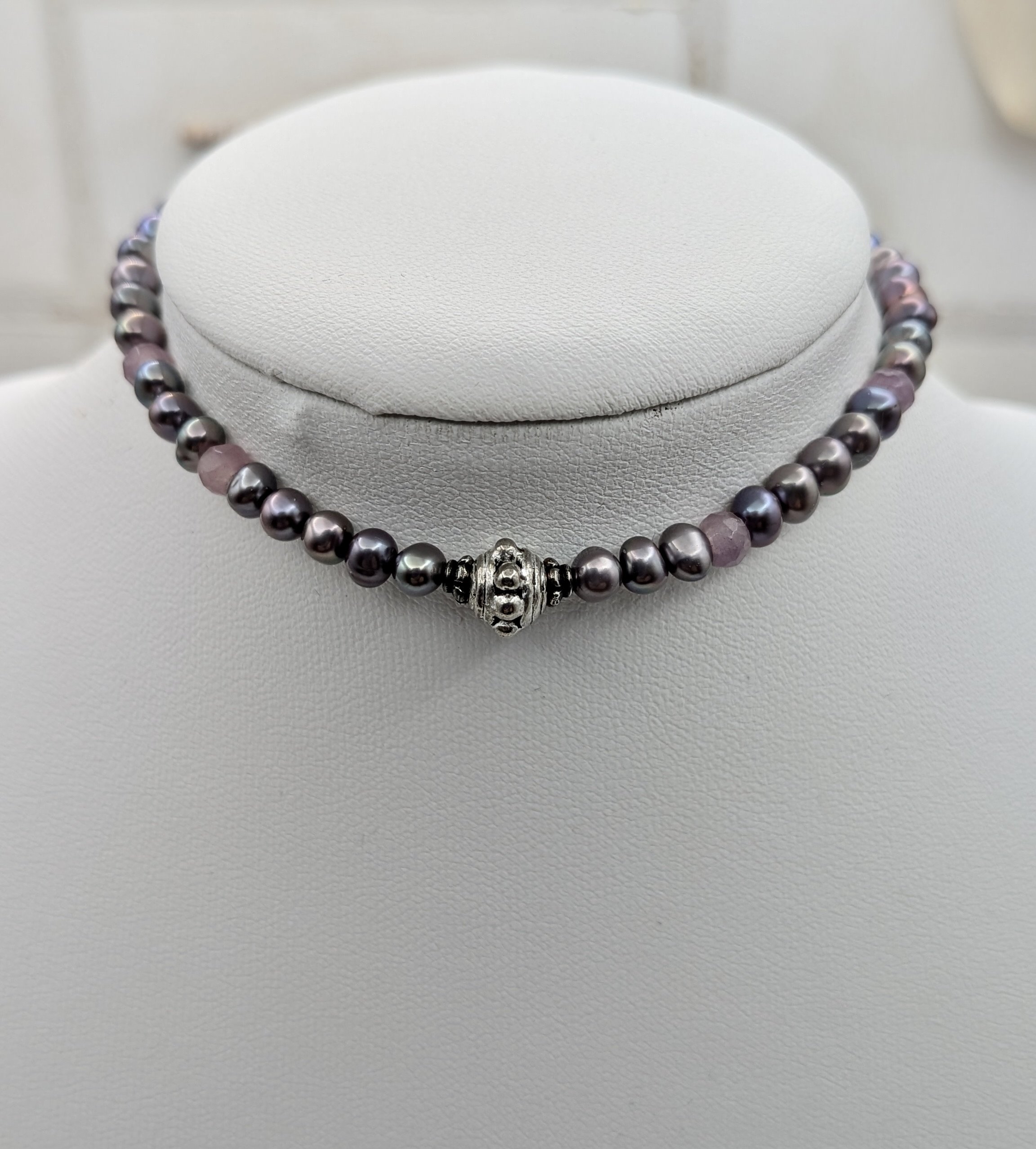 FW Pearl Bracelet with Silver Accent