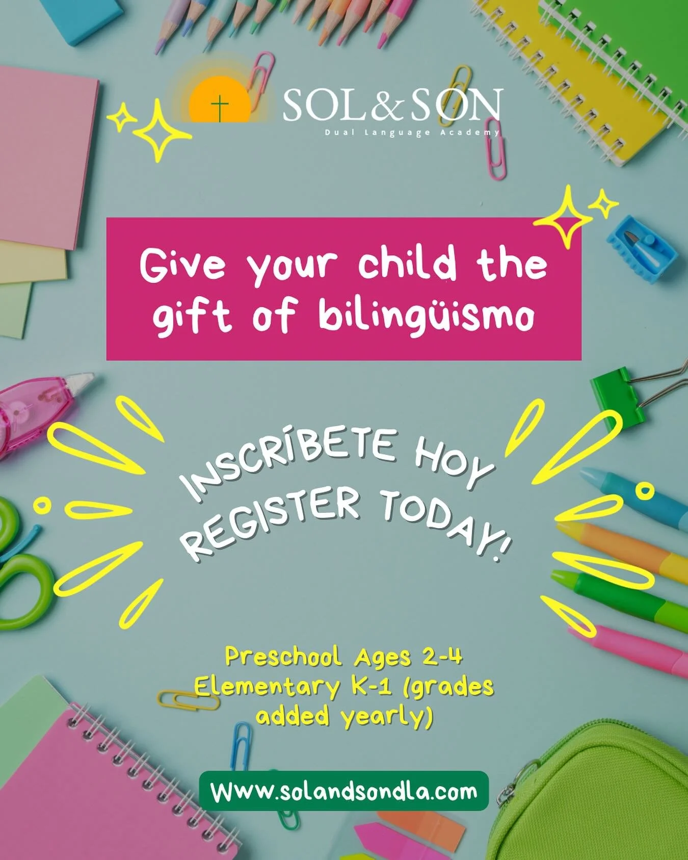 Join our preschool or elementary school program in our inaugural year! We have spots available for our 4x4 bilingual preschool program (4 hours daily, 4 days per week). Fill our interest form out and we will book you for a tour š
āļøAccepting ages 2