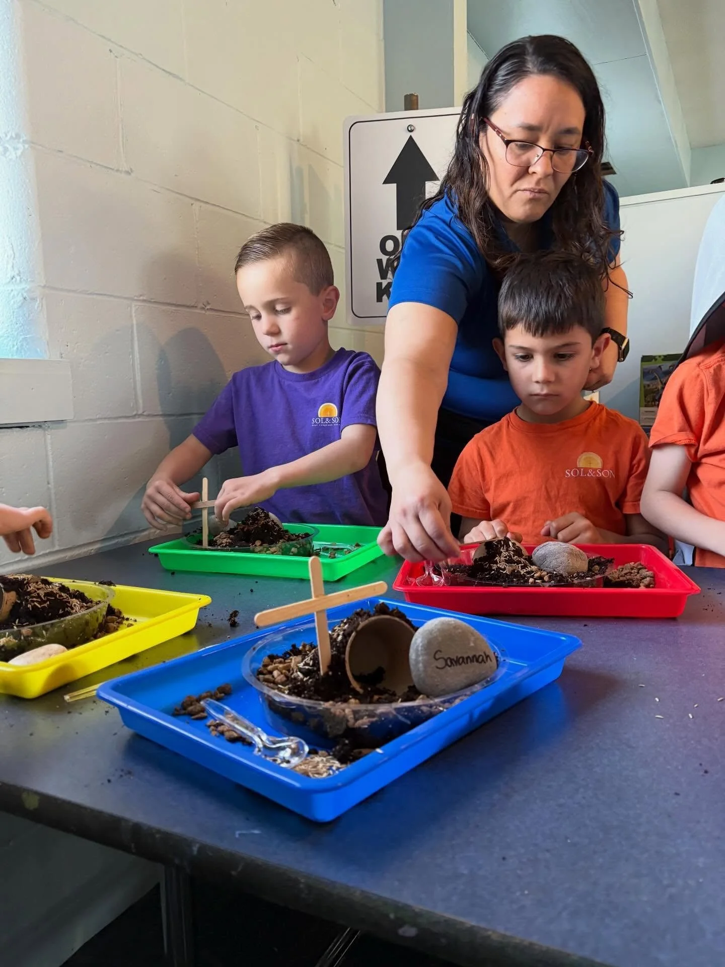 Our Resurrection Gardens are ready to bloom over Easter Break! 🌱✝️