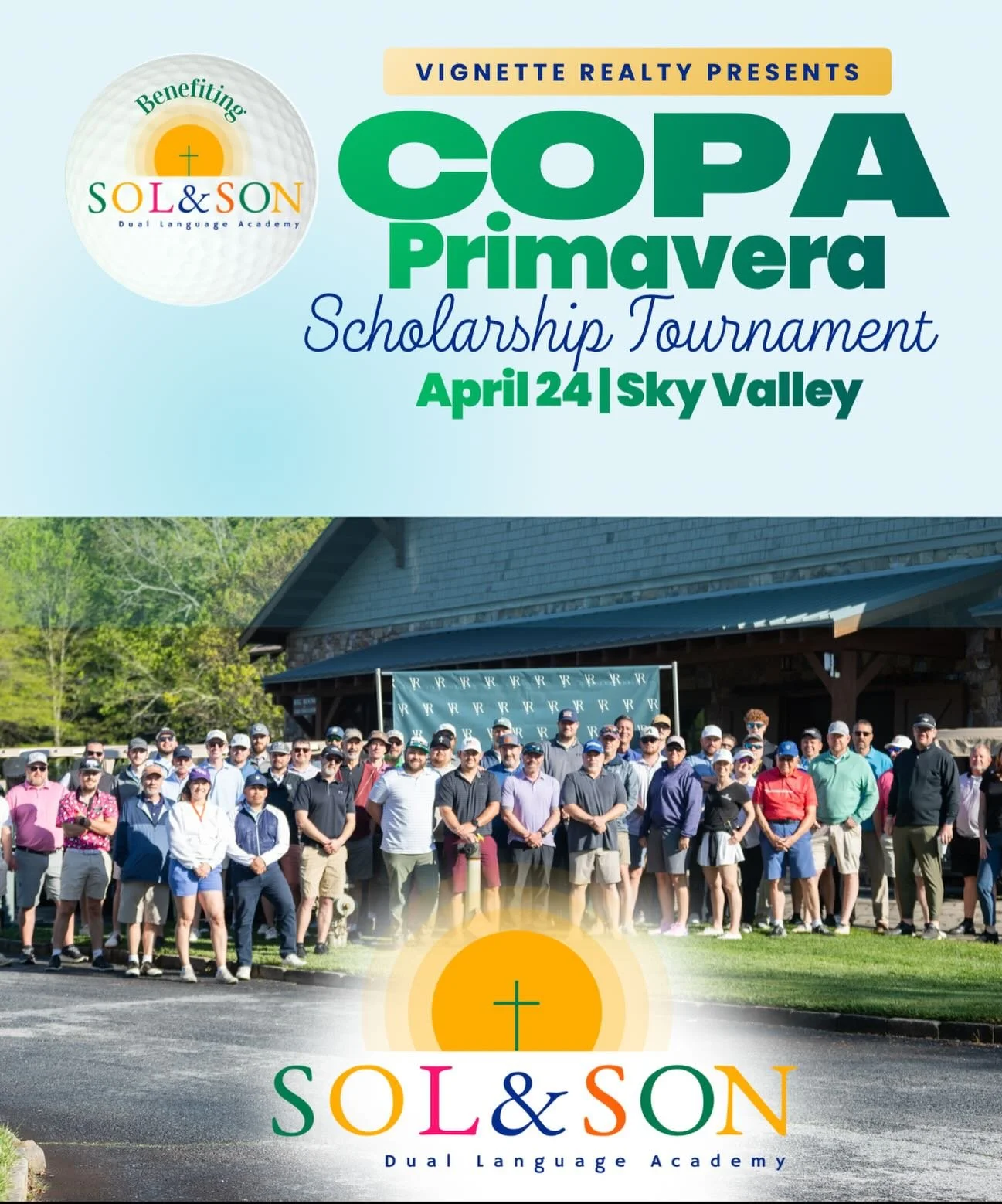 Happy Master&rsquo;s Sunday ⛳️ While we have you all daydreaming about your golf game, we wanted to remind you to register for the 2nd Annual Copa Primavera Golf Tournament coming up soon. If you need a team, reach out to David Parrish at (828) 200-9