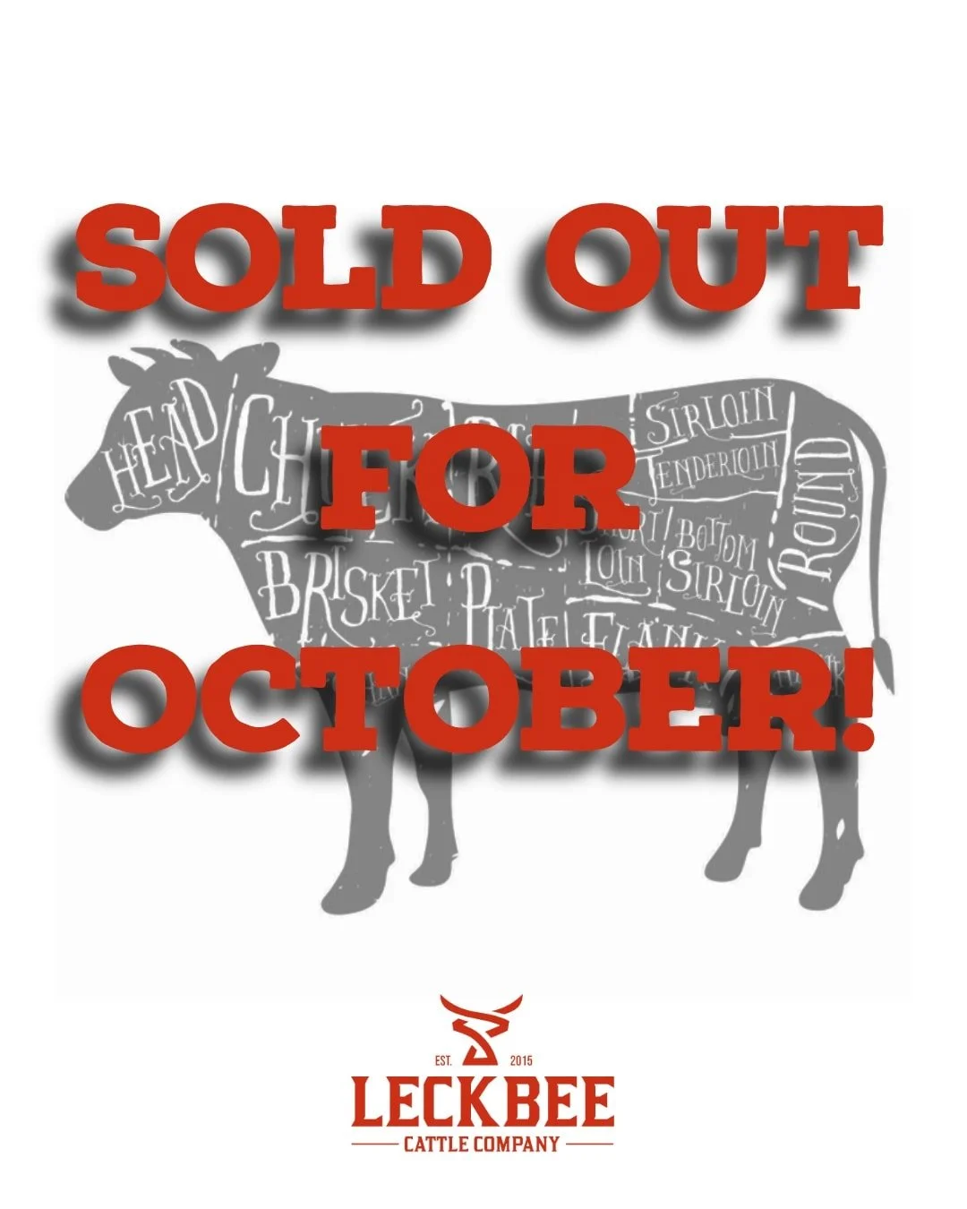 October ✅
November ✅
We&rsquo;re so thankful for everyone filling their freezers with Leckbee Cattle beef this fall! ❤️

Next stop &rarr; December, our last harvest of 2025!
Don&rsquo;t wait on this one &mdash; it always goes fast! 🥩
Click Here: www
