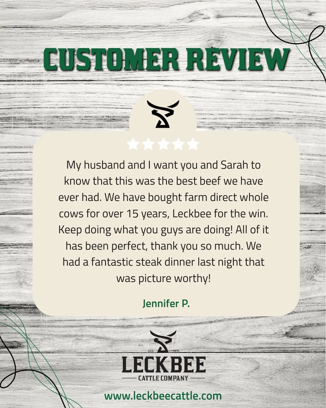 We&rsquo;re beyond grateful for Jennifer and her kind words&mdash;messages like this are why we do what we do! 🙏
Your feedback means the world to us! 
Leave a quick Google review here 👉 https://g.page/r/CXSxZLRP4JtFEBM/review or click the link in o