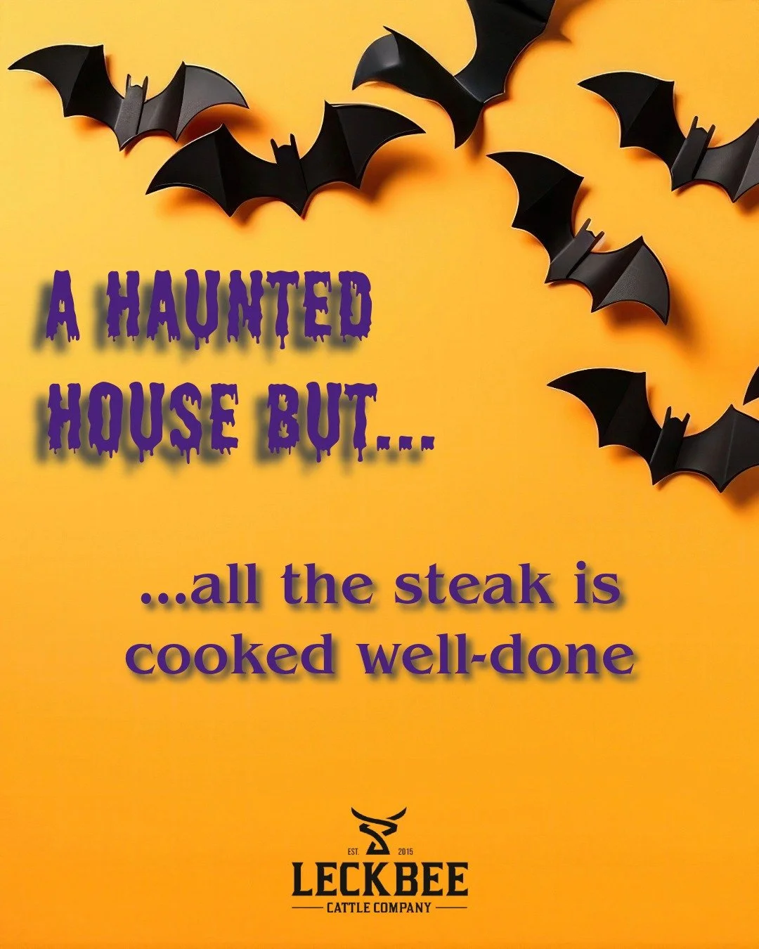 🎃A haunted house&hellip; but make it beef 👻
What would you add? Drop your ideas below! 🩸👇