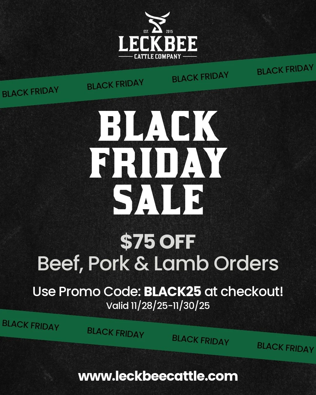 Your freezer called&hellip; it&rsquo;s begging for some Leckbee beef, pork, and lamb 🥩 Black Friday deals are live! 
Tap the link in bio to stock up now and SAVE!