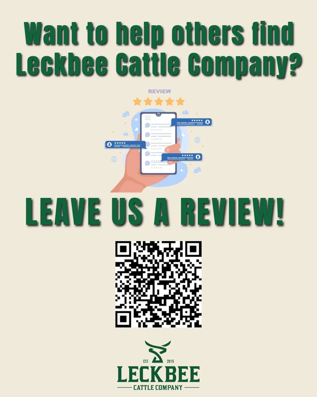 Every time someone leaves a review, it helps another family discover fresh, local meat&mdash;and it helps our family keep doing what we love. If you&rsquo;ve got a minute, we&rsquo;d be so grateful for your feedback! 🖤
Link in Bio