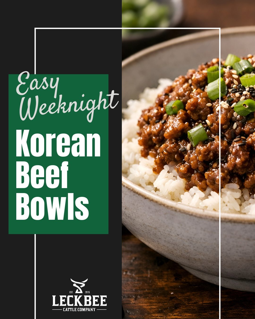 Monday dinner inspiration 🙌

These Korean Beef Bowls are one of our favorite easy weeknight meals &mdash; simple ingredients, quick to make, and really hard to mess up 😂

Perfect for busy nights when you need dinner on the table FAST.

Save this on