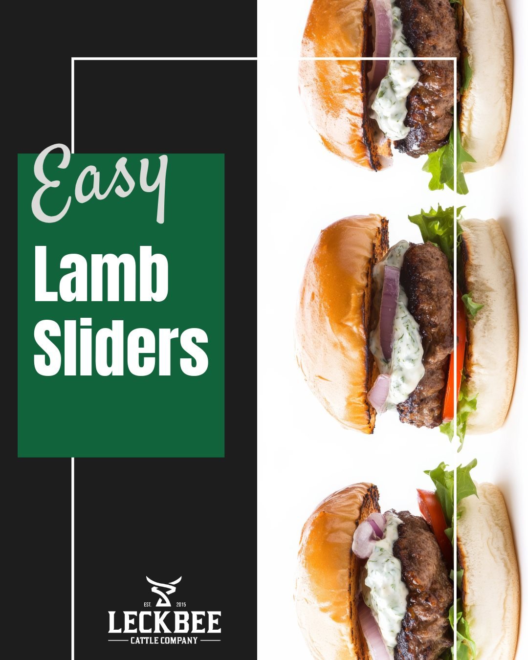 Easy dinners don&rsquo;t have to be boring 🙌

These lamb sliders are quick, flavorful, and feel a little more fun than the usual weeknight meal. Add feta and tzatziki and they&rsquo;re hard to beat 😍

We&rsquo;re now taking deposits for August lamb