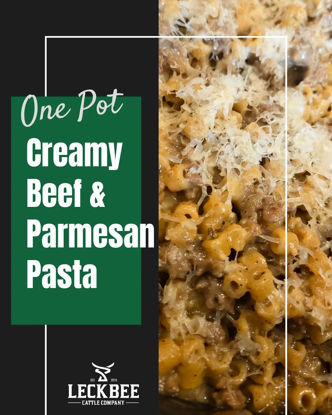 Creamy Beef &amp; Parmesan Pasta 🤎

This was one of those "throw things together and see what happens" dinners... and it ended up being a keeper.

Rich, comforting, and all made in one pot. Add your favorite veggie on the side, and you've 