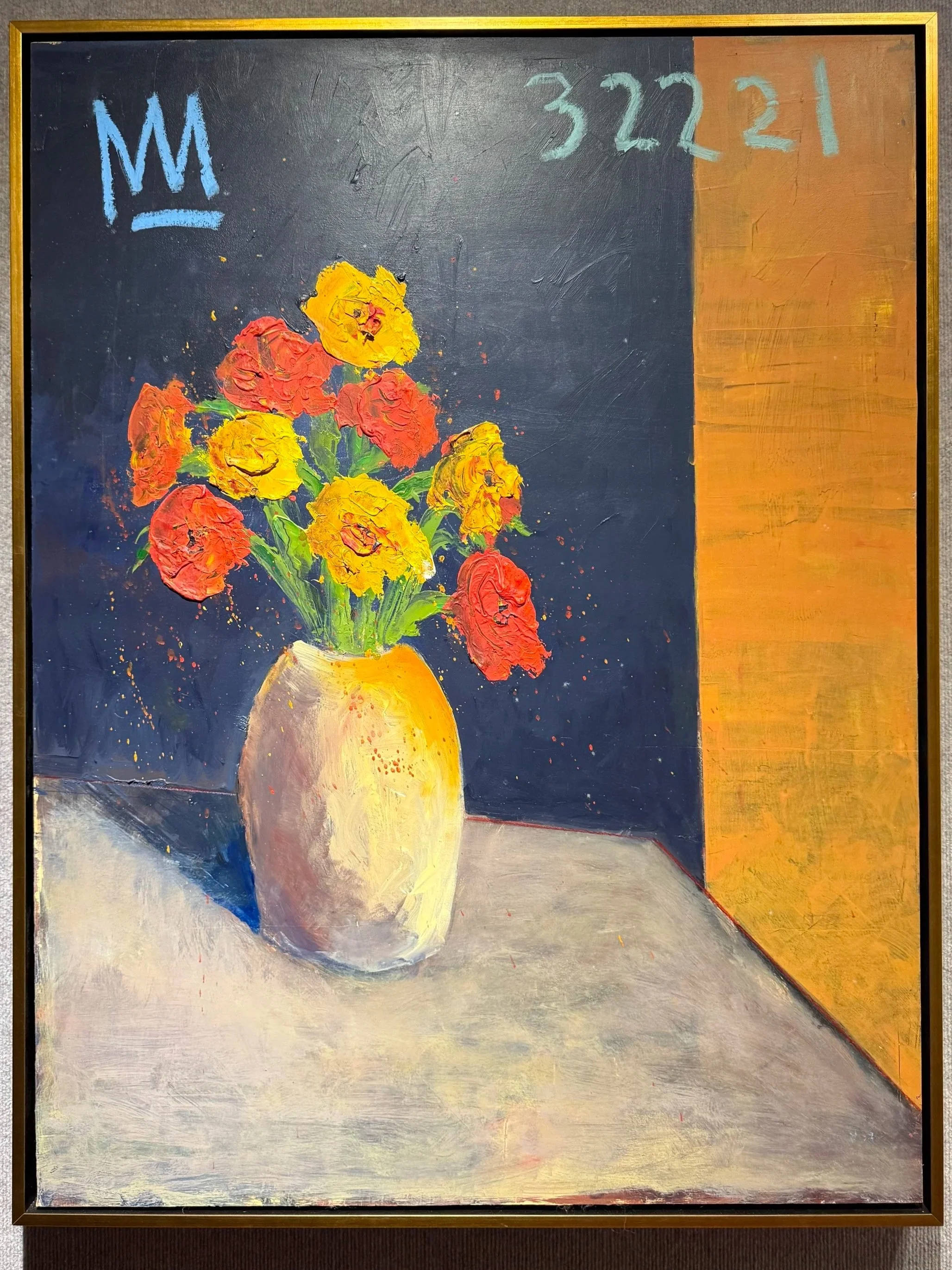   AVAILABLE
  Michael Snodgrass
  "Mixed Bouquet"
  42x32 framed
  acrylic oil on board
  $8000