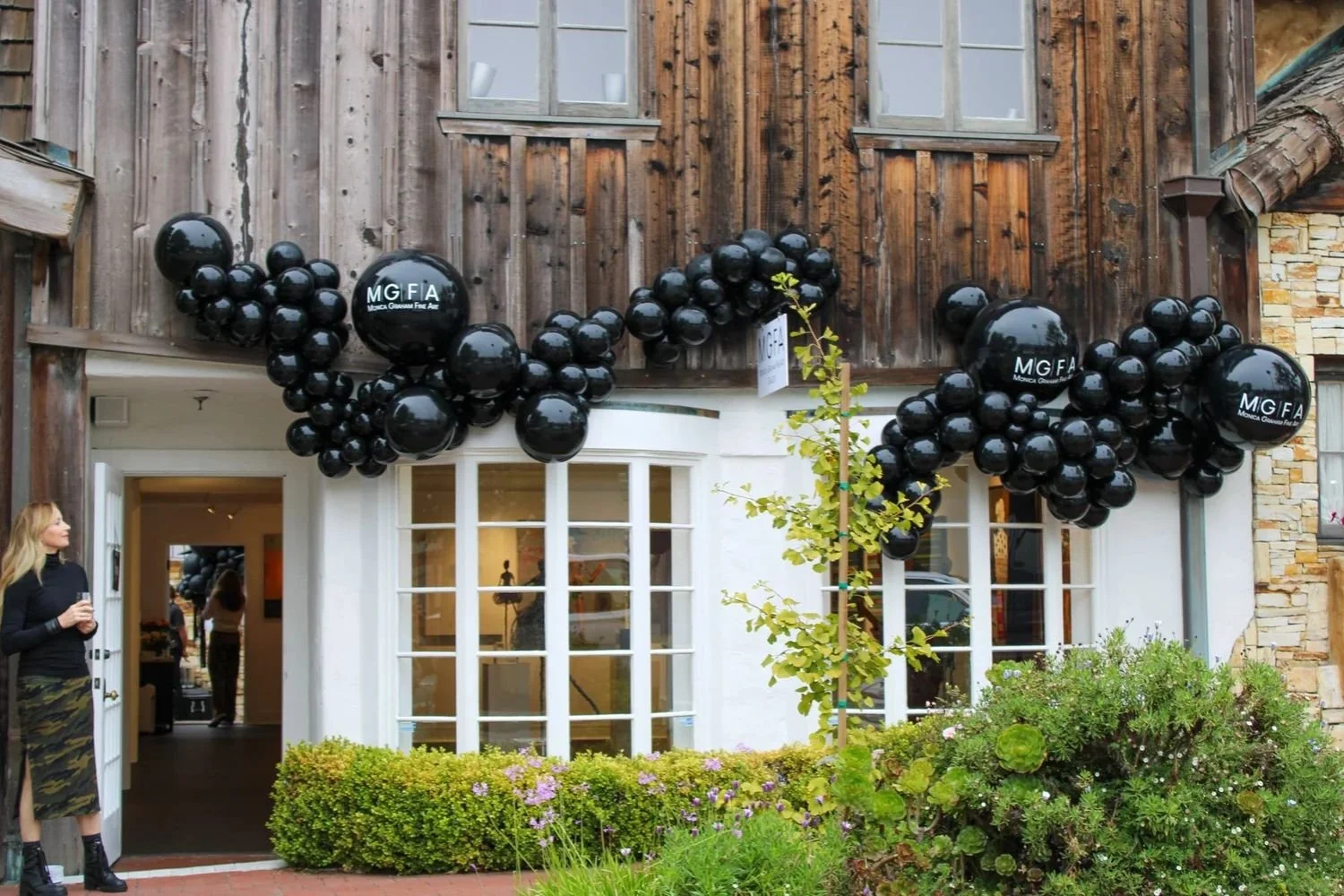 Exclusive art event and private reception at Monica Graham Fine Art in Carmel-by-the-Sea, featuring curated contemporary works and strategic advisory insights for modern collectors.