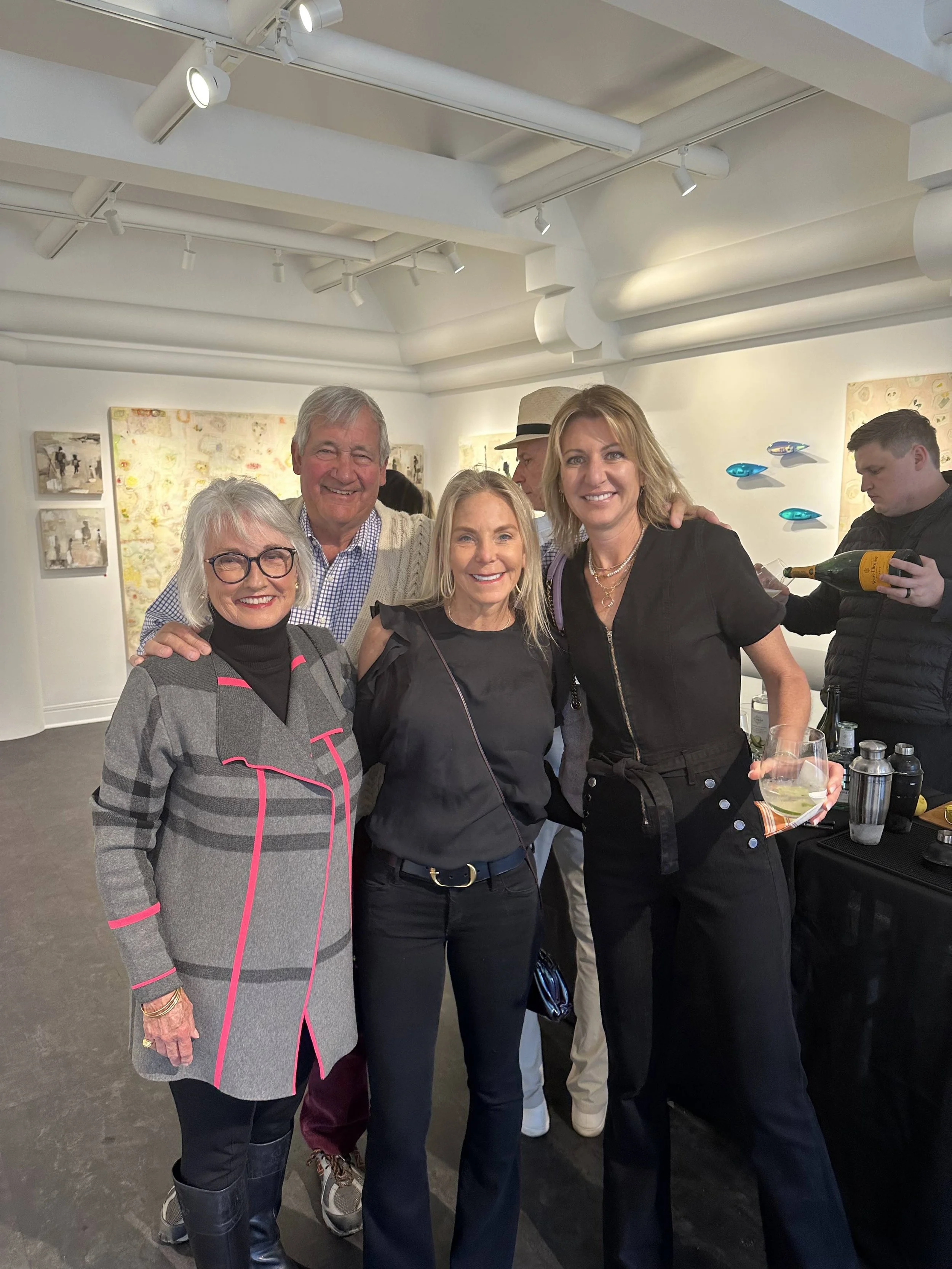 Exclusive art event and private reception at Monica Graham Fine Art in Carmel-by-the-Sea, featuring curated contemporary works and strategic advisory insights for modern collectors.