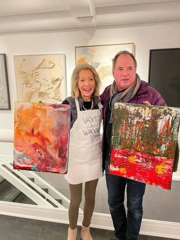 Exclusive art event and private reception at Monica Graham Fine Art in Carmel-by-the-Sea, featuring curated contemporary works and strategic advisory insights for modern collectors.