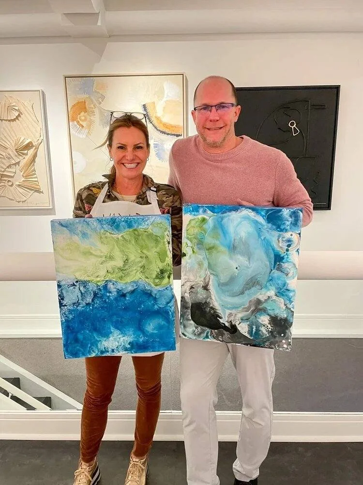 Exclusive art event and private reception at Monica Graham Fine Art in Carmel-by-the-Sea, featuring curated contemporary works and strategic advisory insights for modern collectors.