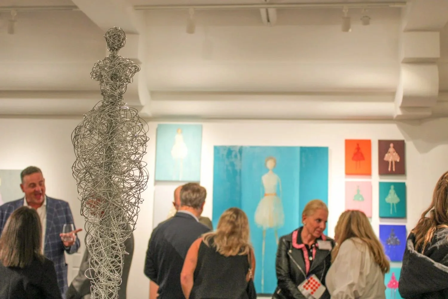 Exclusive art event and private reception at Monica Graham Fine Art in Carmel-by-the-Sea, featuring curated contemporary works and strategic advisory insights for modern collectors.