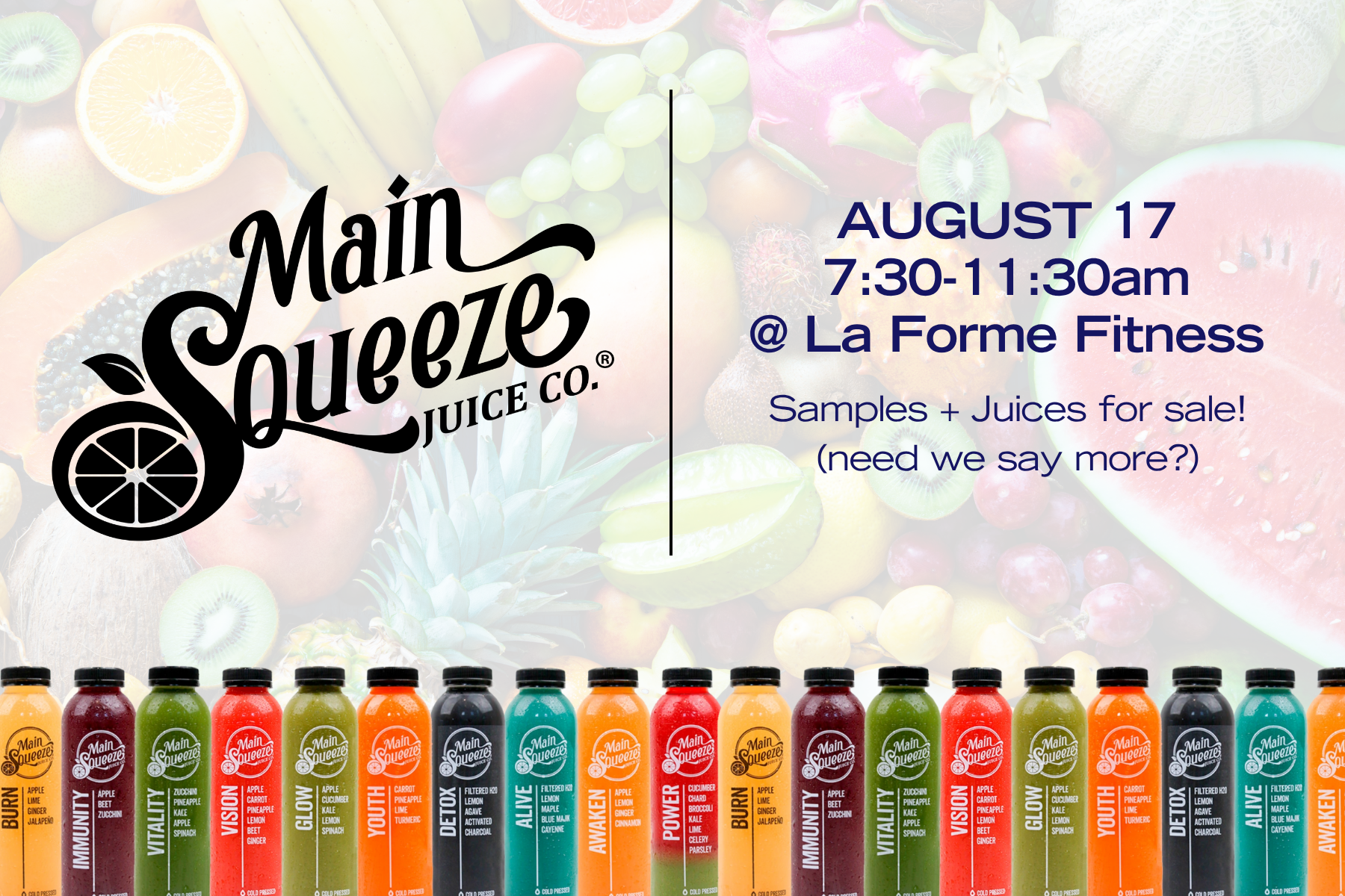 Main Squeeze Juice Co. Pop-up