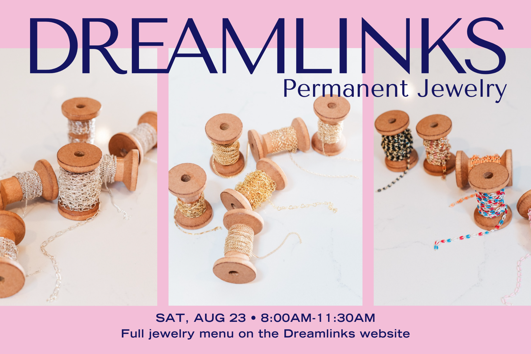 Dreamlinks Permanent Jewelry Pop-Up