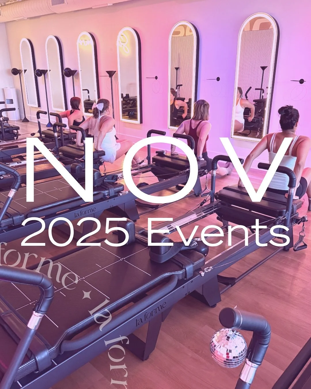 November at La Forme ✨ We can&rsquo;t wait to share all the fun we have planned for you this November! From wellness pop-ups to creative collabs, every event is designed to bring our community together and share the very best of STL with you!

All ev