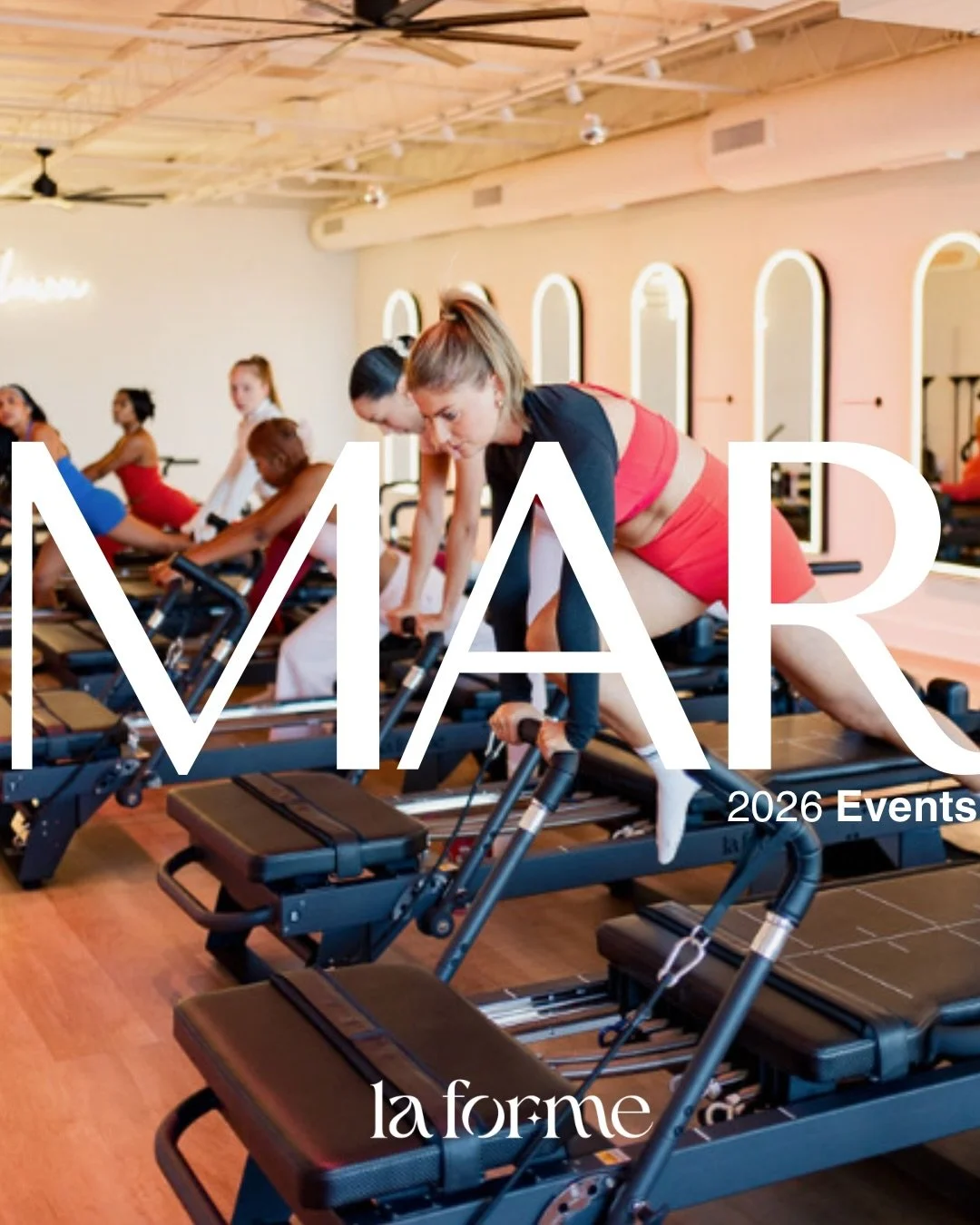 March at La Forme brings new local pop-ups for you and a few of your returning favorites! We&rsquo;re welcoming spring 💐 AND La Forme&rsquo;s first 🎂 this March. We can&rsquo;t wait to celebrate YOU and what makes this studio community so special a