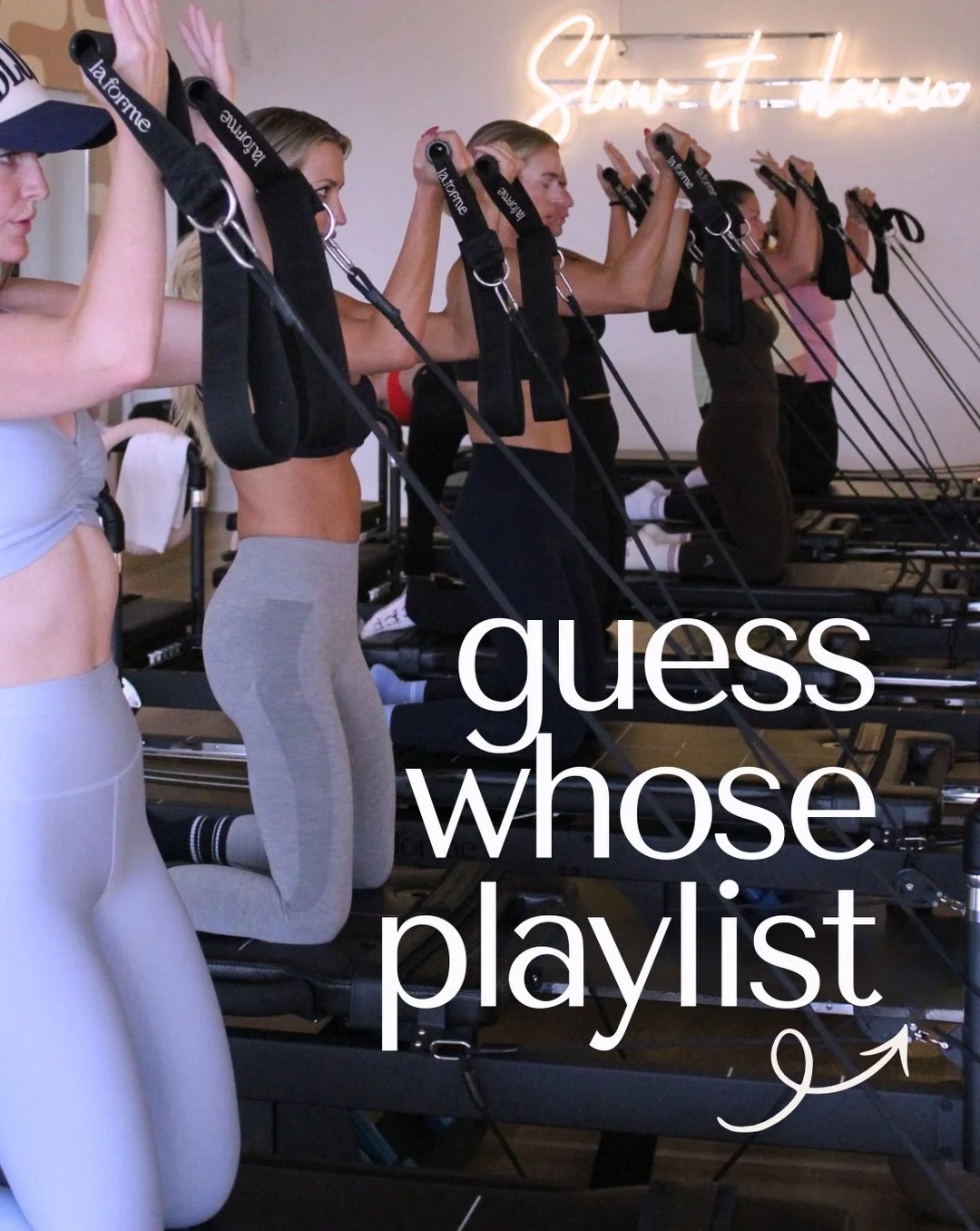 You know your instructor on the reformer. But can you pick out their playlist!?🎵

Swipe through and see if you can match each playlist to its instructor. Your lineup for our first round: @bmrbenzorbecky (Becky), @sonnithehungryyogi (Sonni), @move_wi