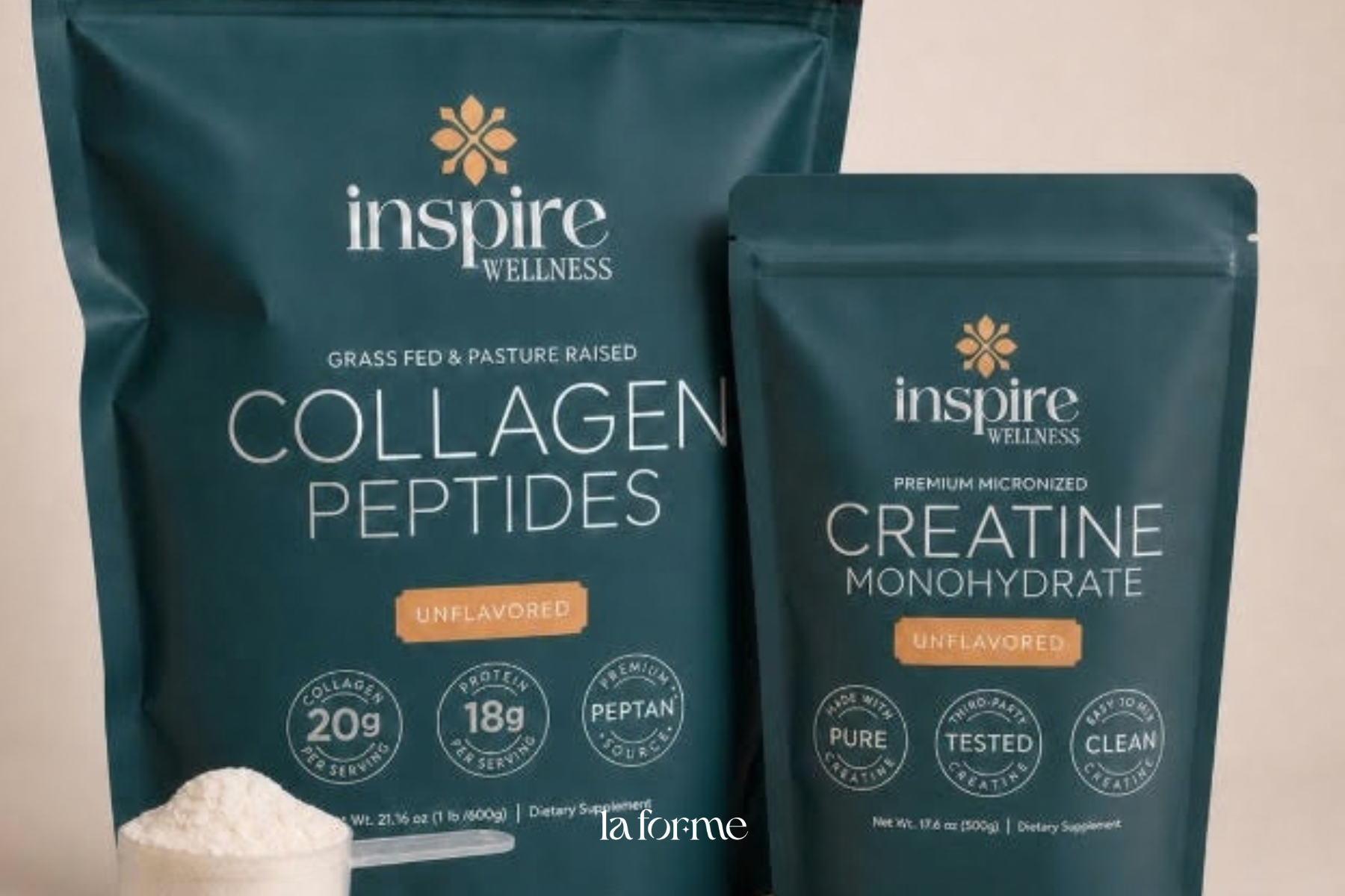 Inspire Wellness collagen peptides and creatine monohydrate product launch at La Forme Pilates in Des Peres, St. Louis