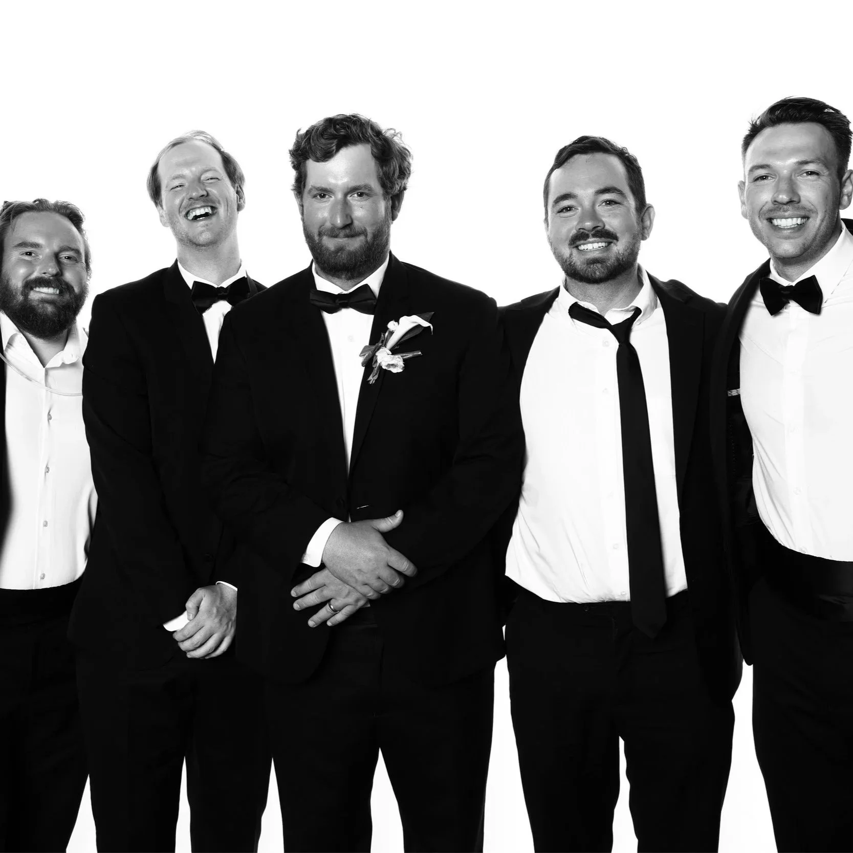 Memphis Photo Booth Glam Studio Groomsmen
