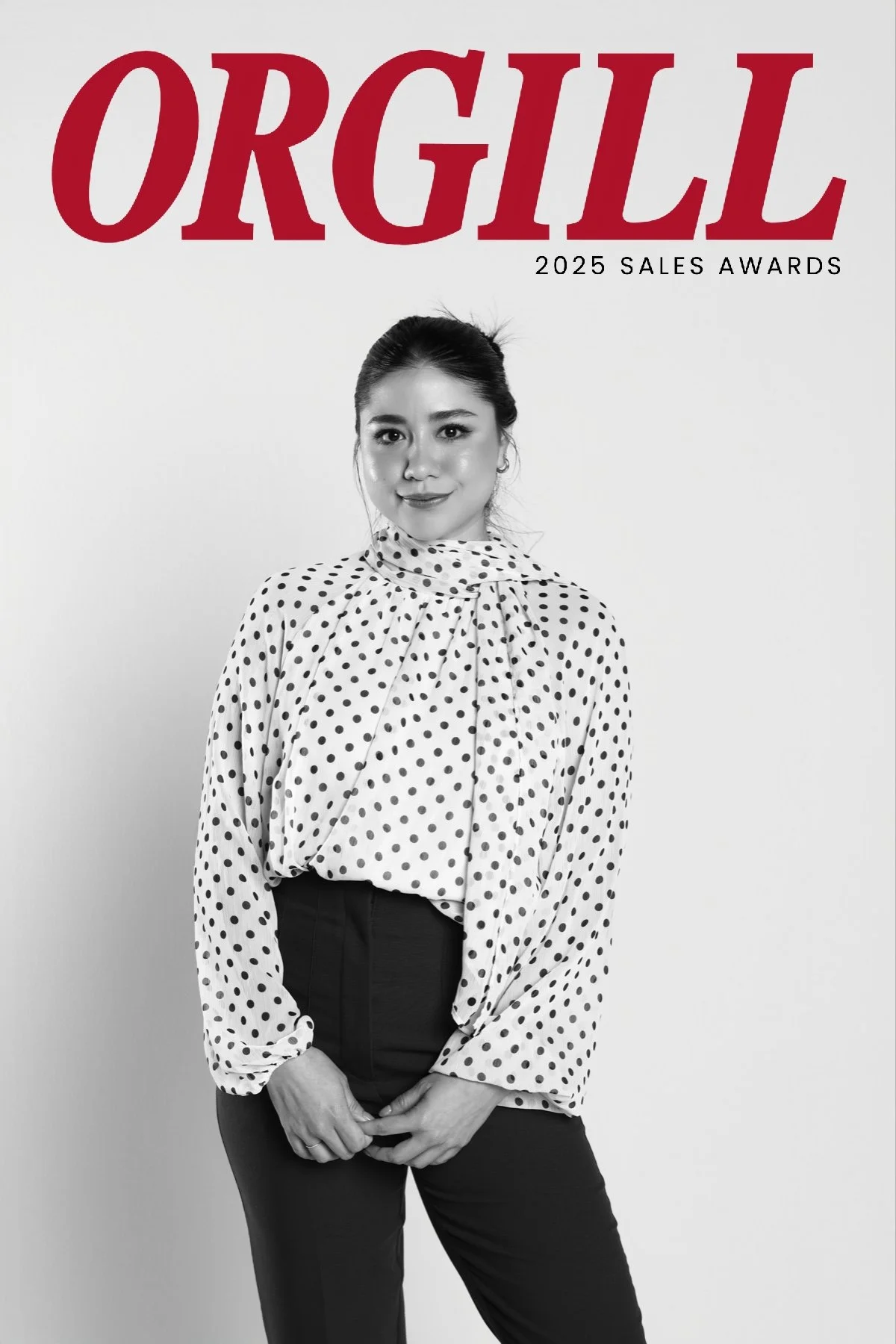 Orgill-Magazine Booth-Memphis-Woman in Polka Dot