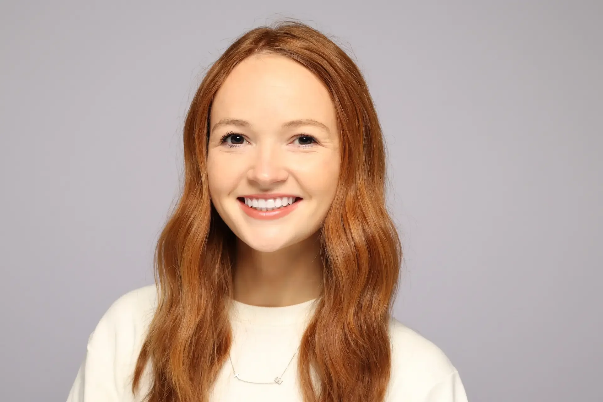 memphis ALSAC headshot corporate event woman with long red hair