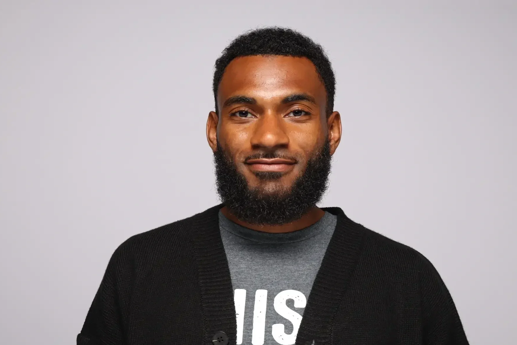 memphis ALSAC headshot corporate event  man in black cardigan