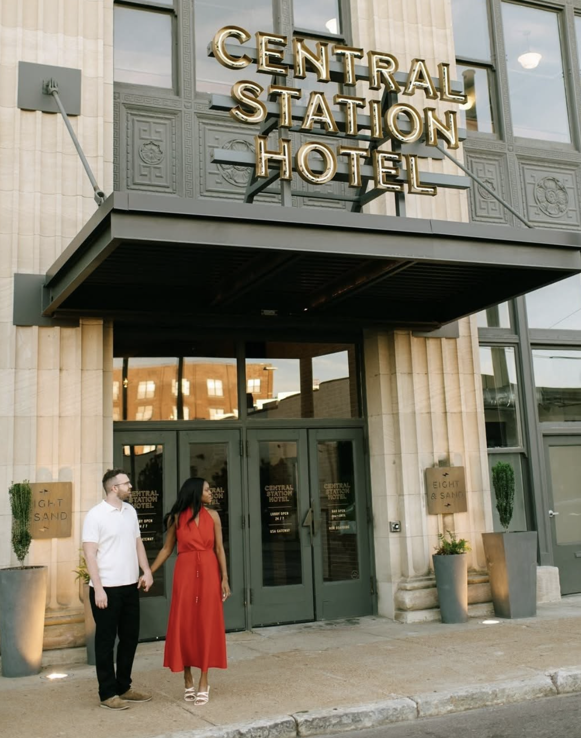 Bride and Groom at Central Station Hotel in Memphis.png