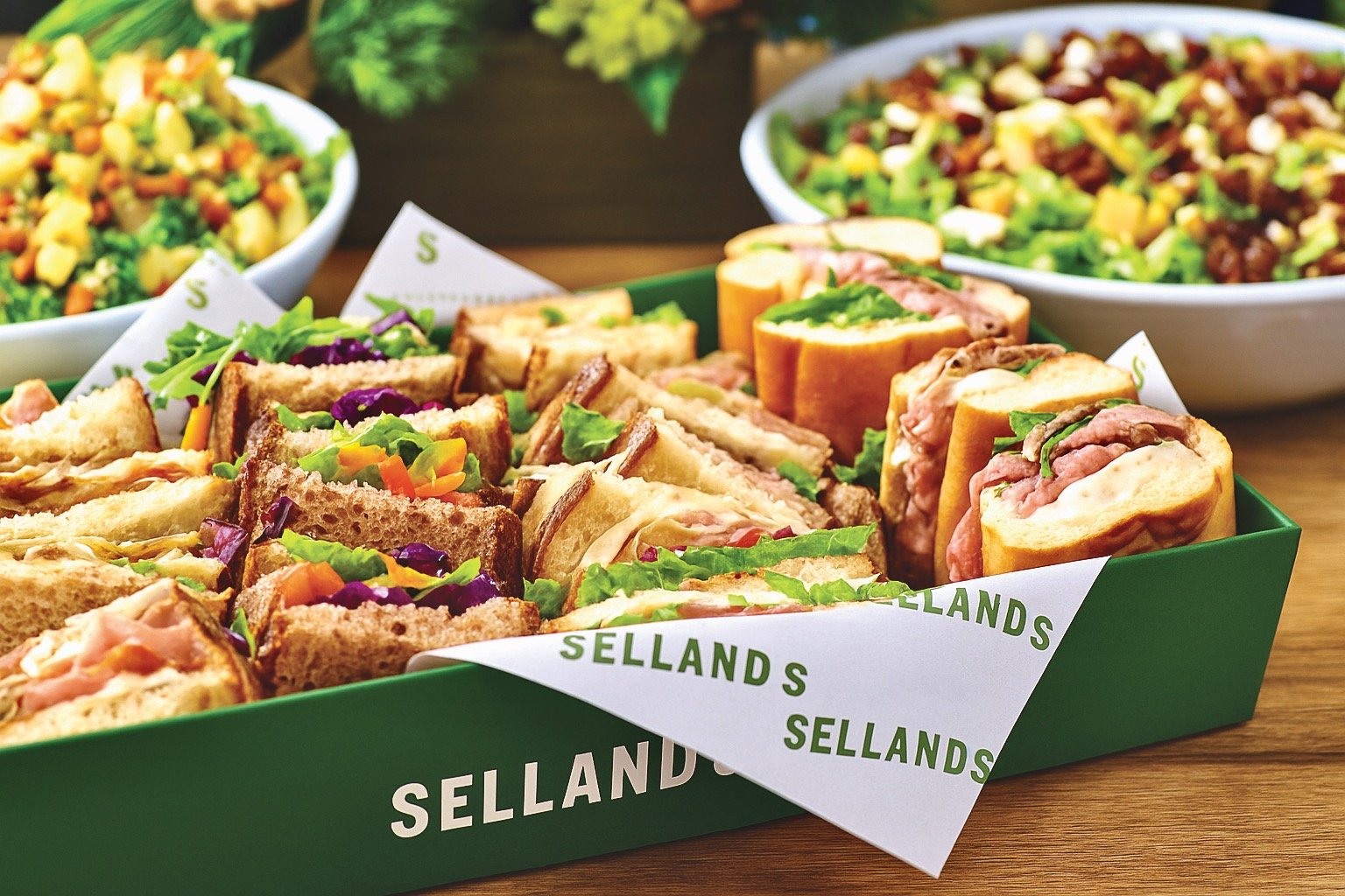 Sellands Catering Sandwich Box in Sacramento