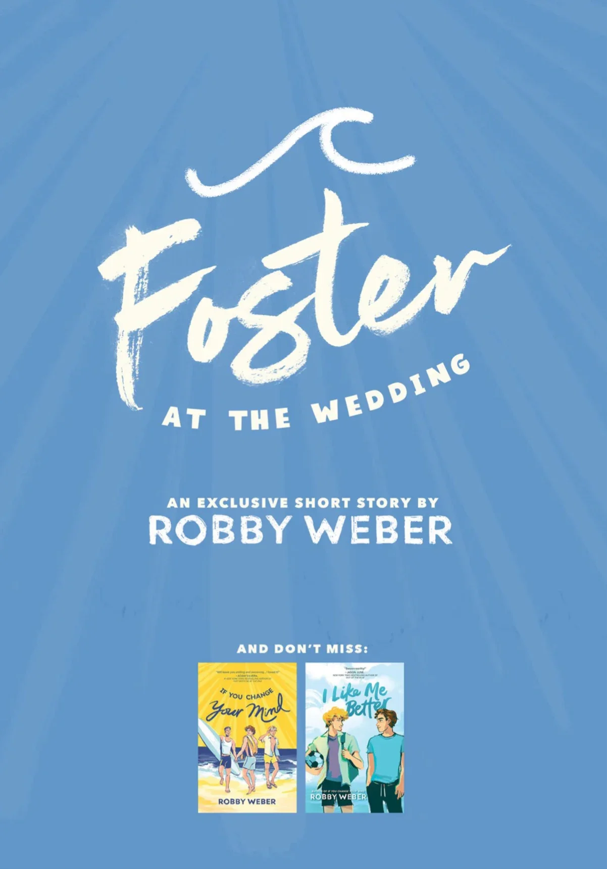 Foster at the Wedding
